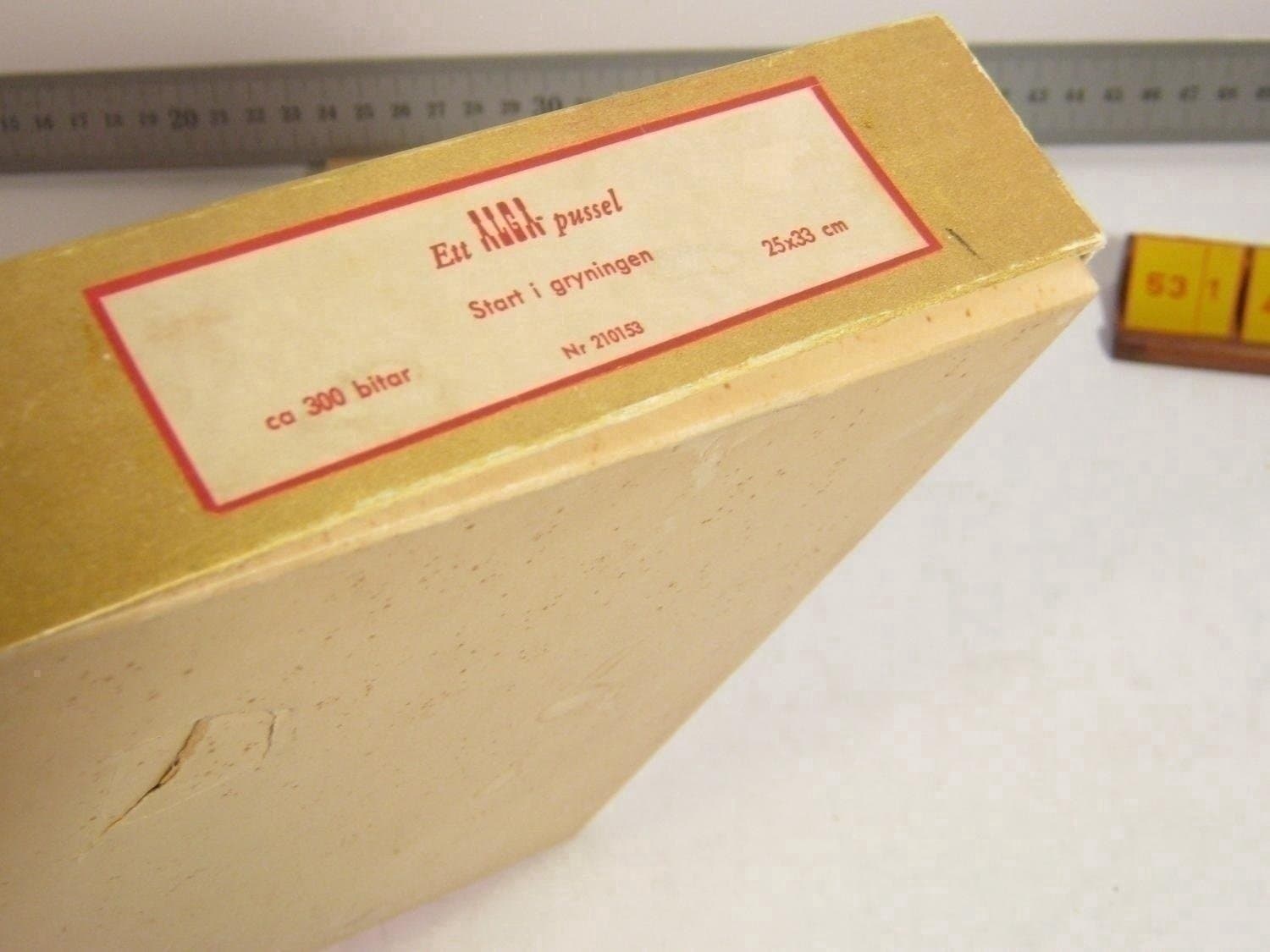 300 b, "Start i gryningen", Äldre Alga pussel, Komplett