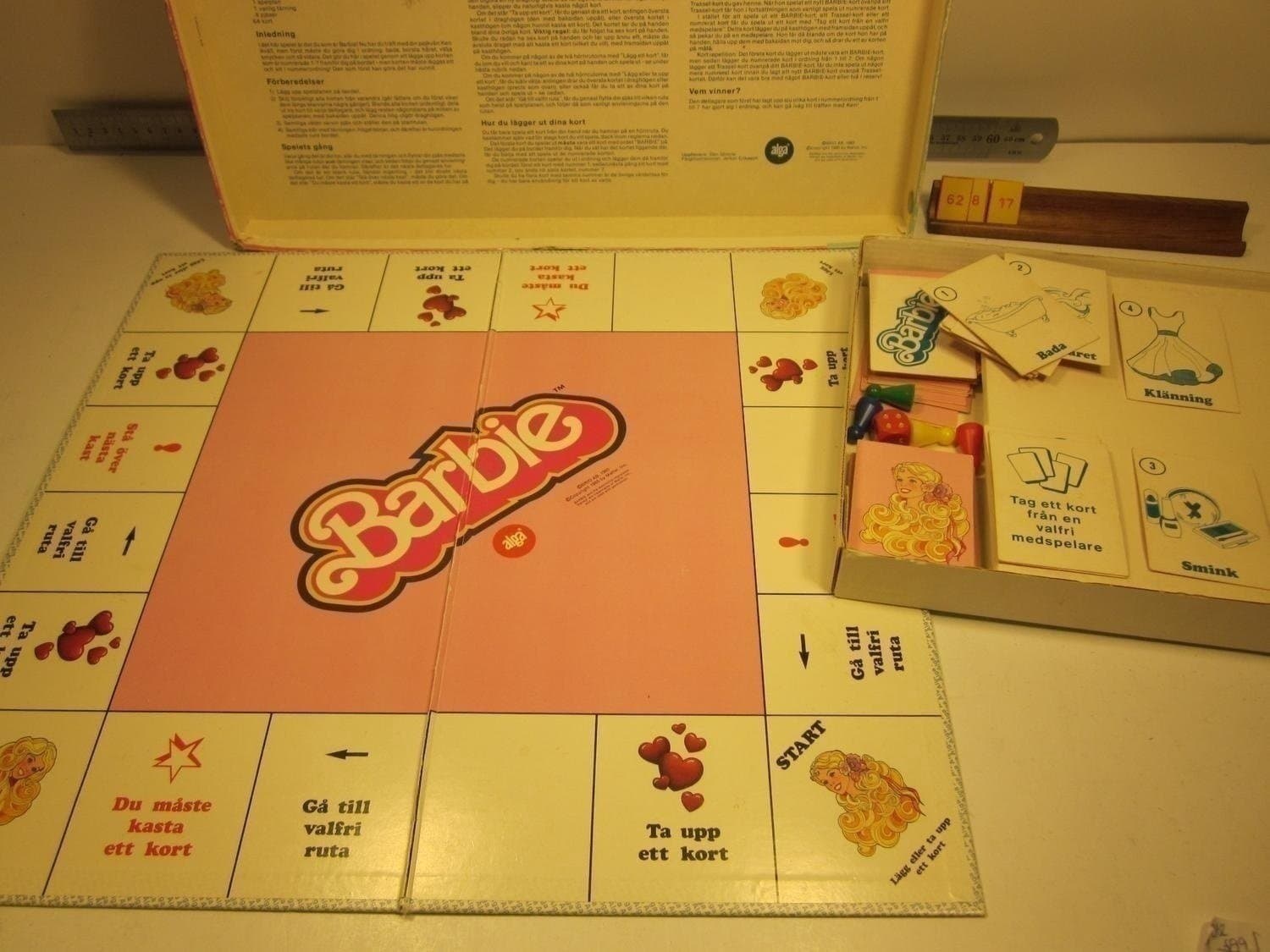 Barbie, Alga 1985, Komplett, varianten med alga i blått undersida ...