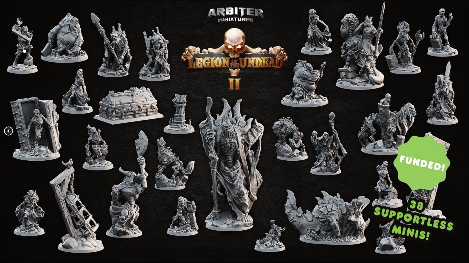 Legion of the Dead 25 st figurer – – RPG – D&D – Pathfinder