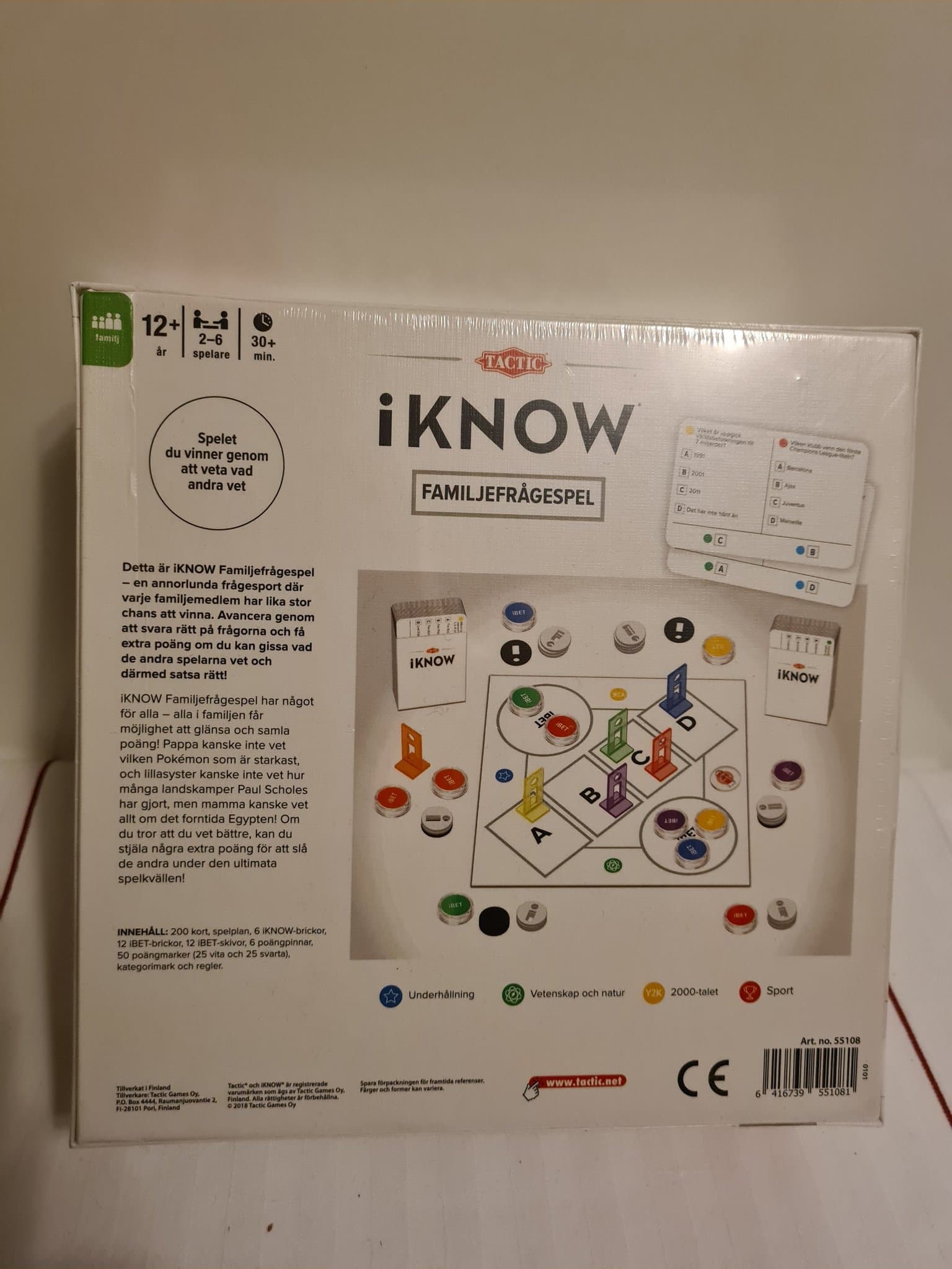 Nytt sällskapsspel iKNOW - familjefrågespel