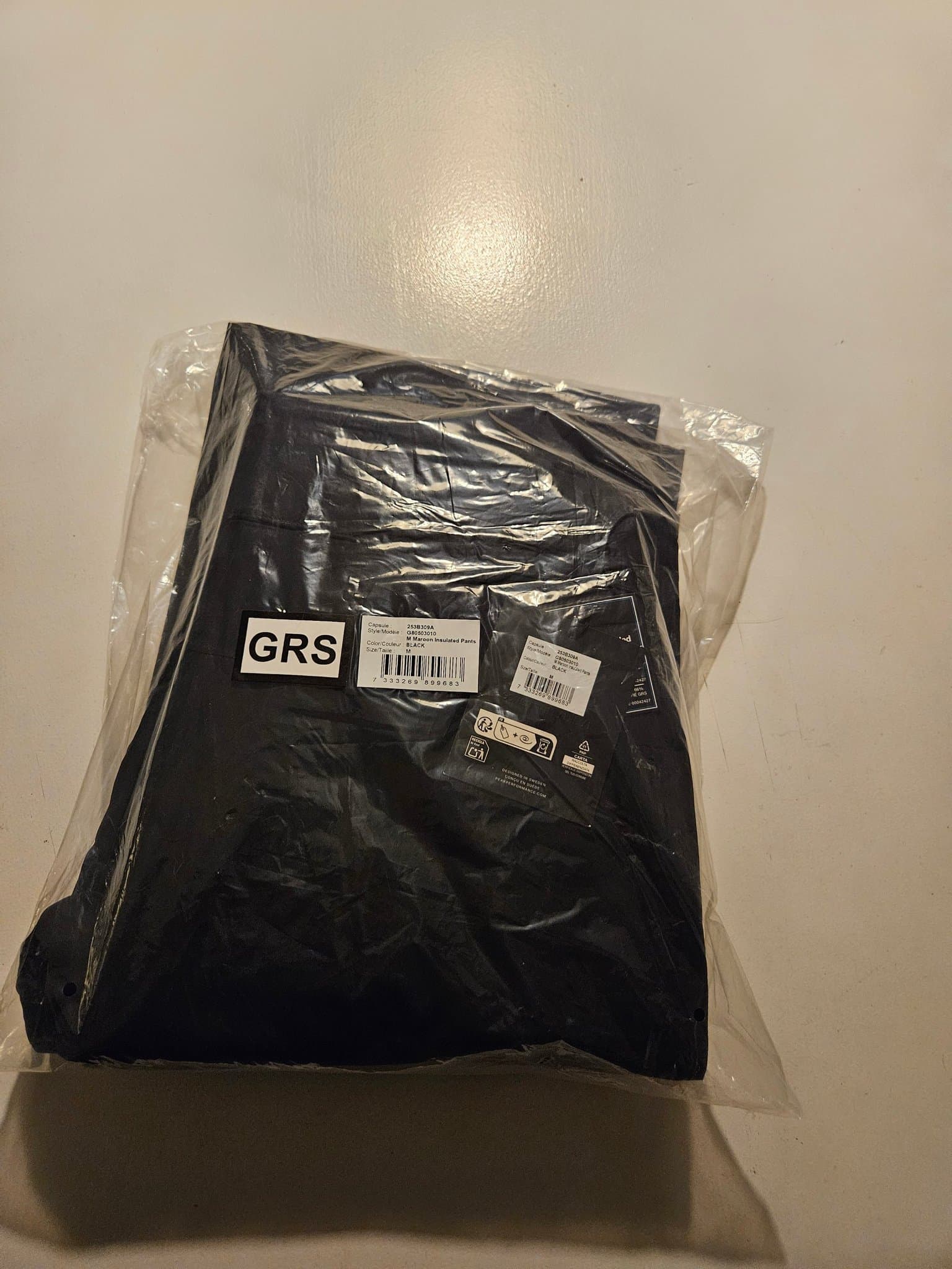 Peak Performance svarta skidbyxor, storlek M