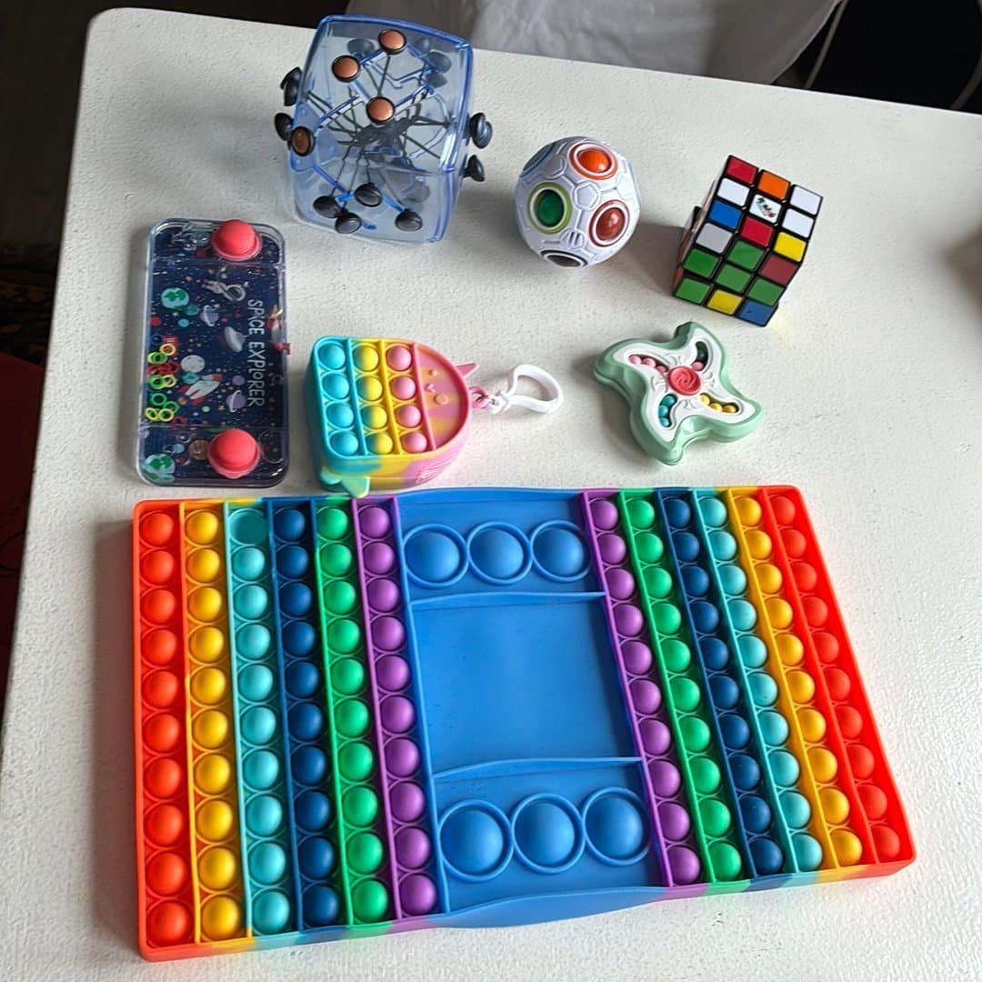 Fidgetleksaker, 7 st