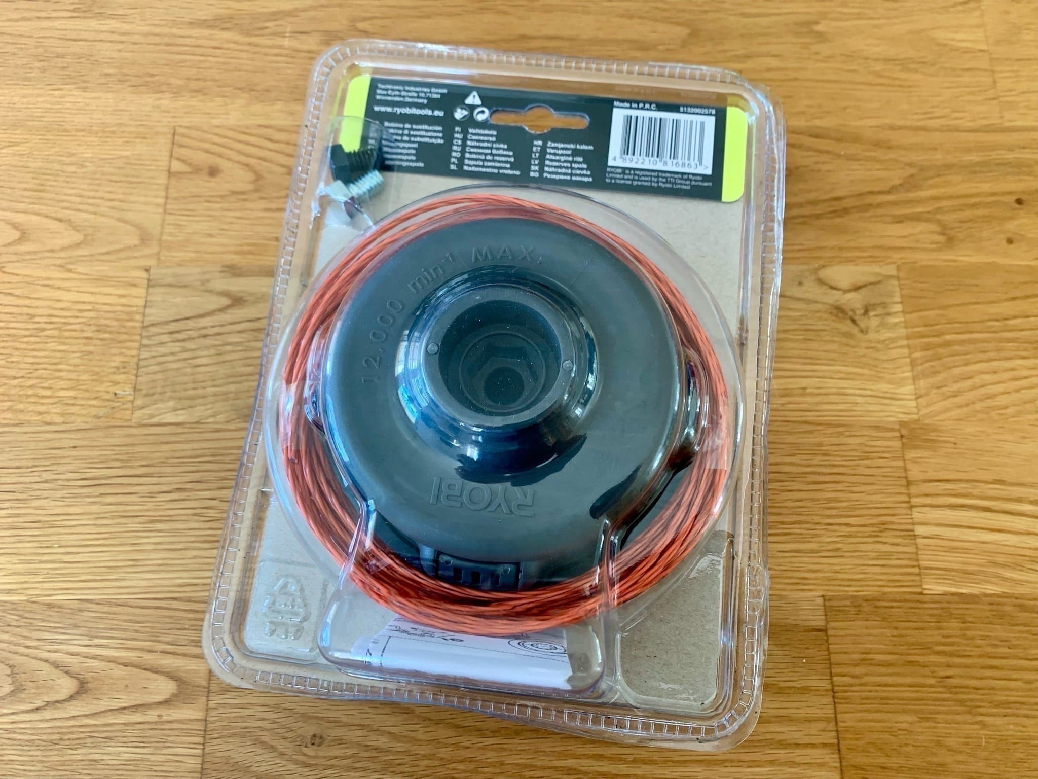 Ryobi RAC115 Reel-Easy™ trimmerhuvud med 2,4 mm trimmertråd