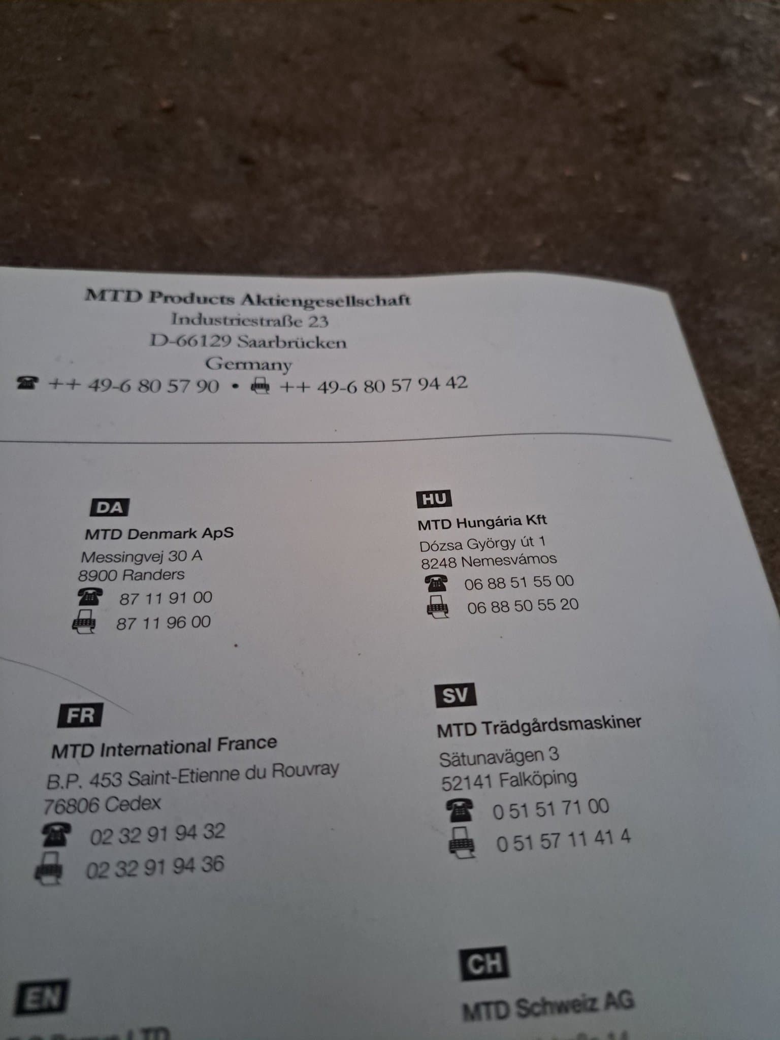 Yardman AF 6150 Manual åkgräsklipoare