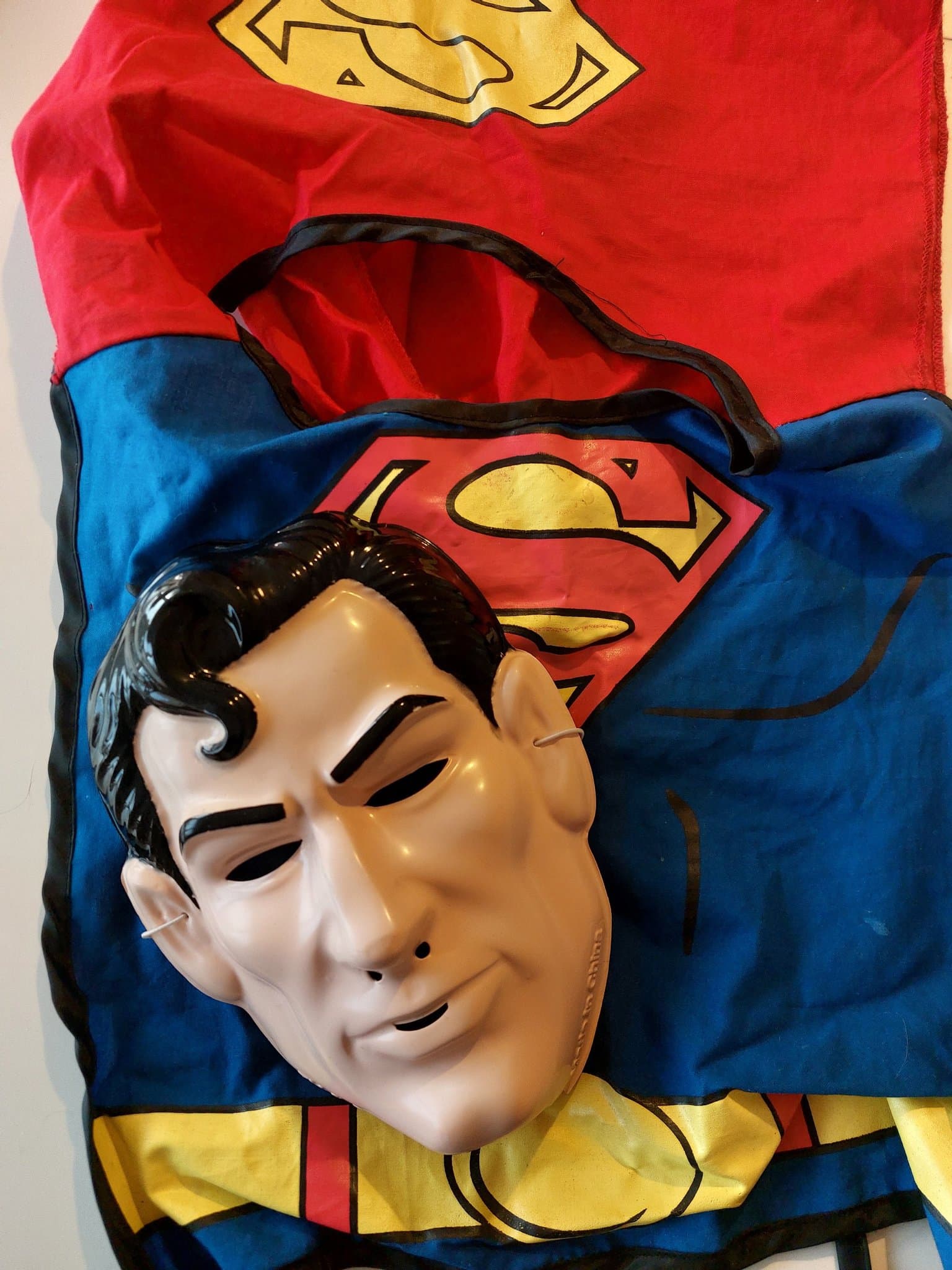 Stålmannen: Maskeraddräkt med mask och mantel