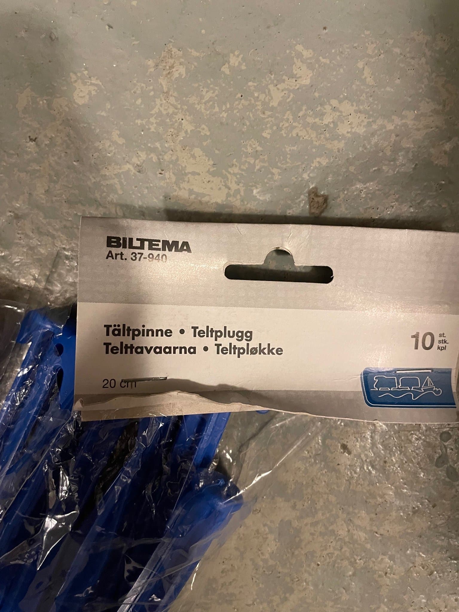 Tältpinnar, 20 cm, 30st