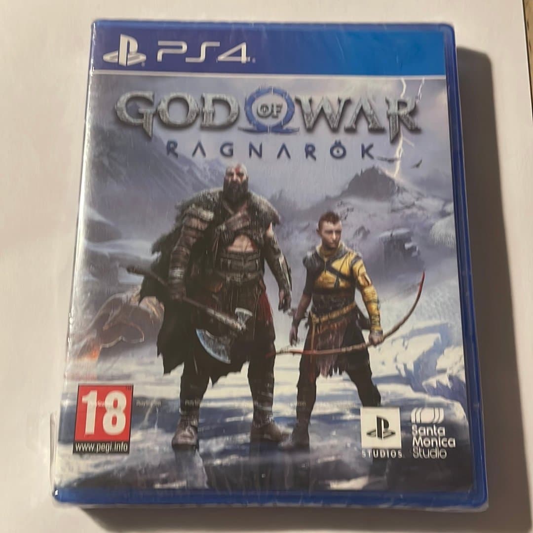 God of War Ragnarök PS4 oöppnad