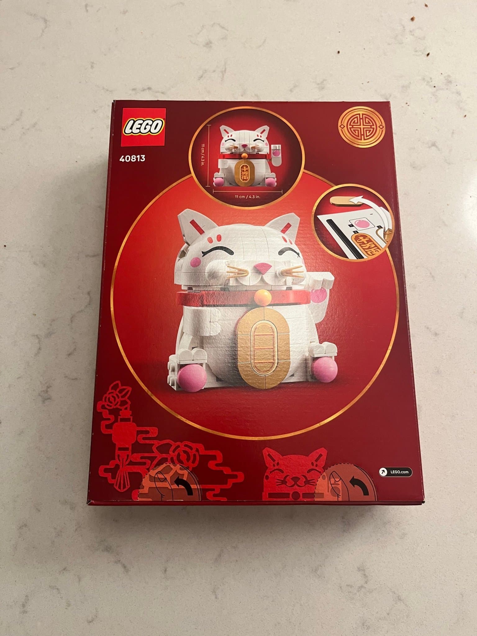 LEGO 40813 Lucky Cat - Ny/Oöppnad
