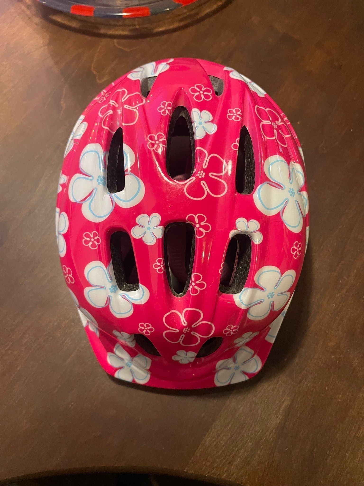 Cykelhjälm XS med blommor