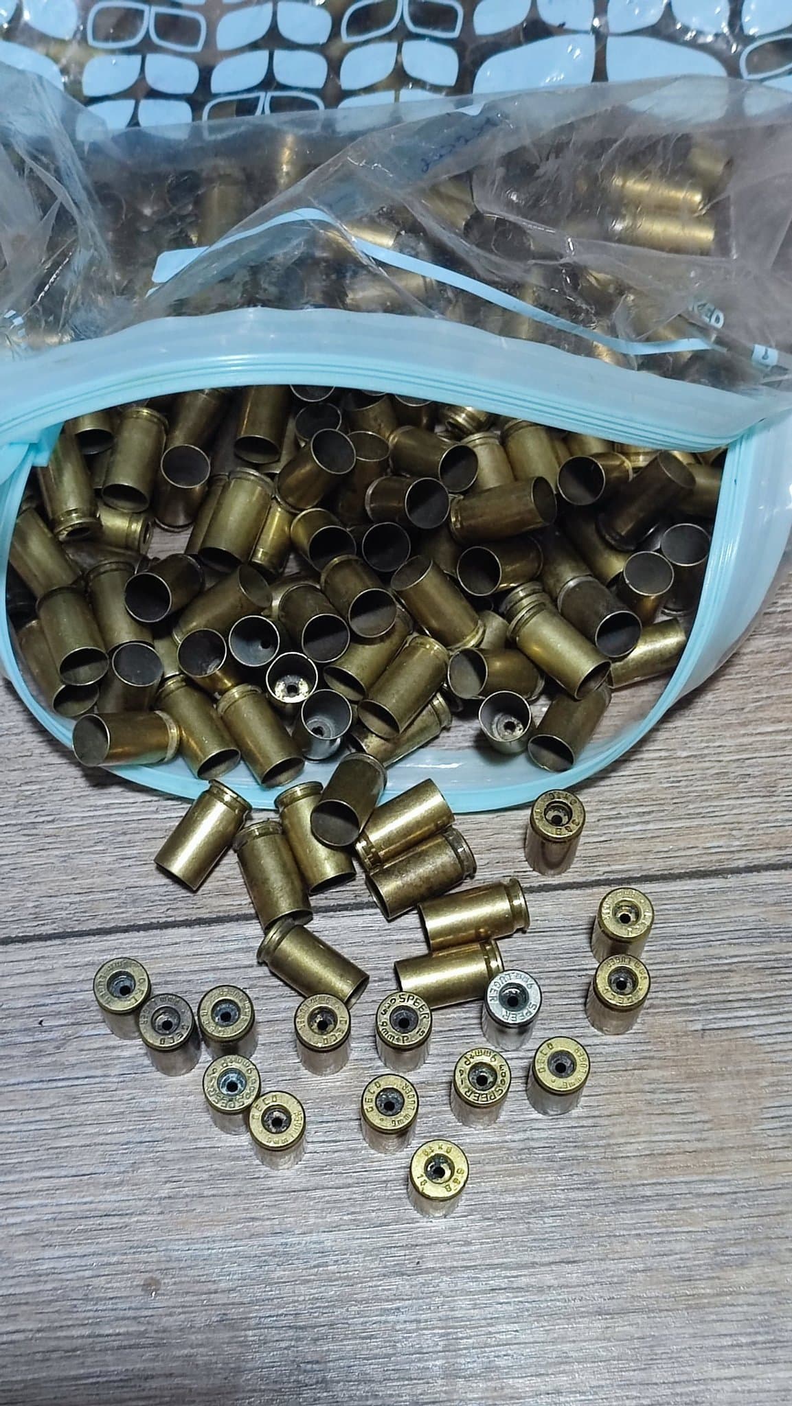 9mm 9x19 tomhylsor rengjorda decappade 250st