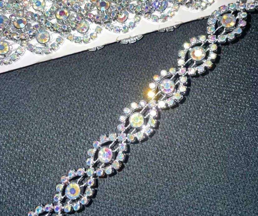 Glittrande Rhinestoneprydnad för , Hattdekoration, Väskdekoration,