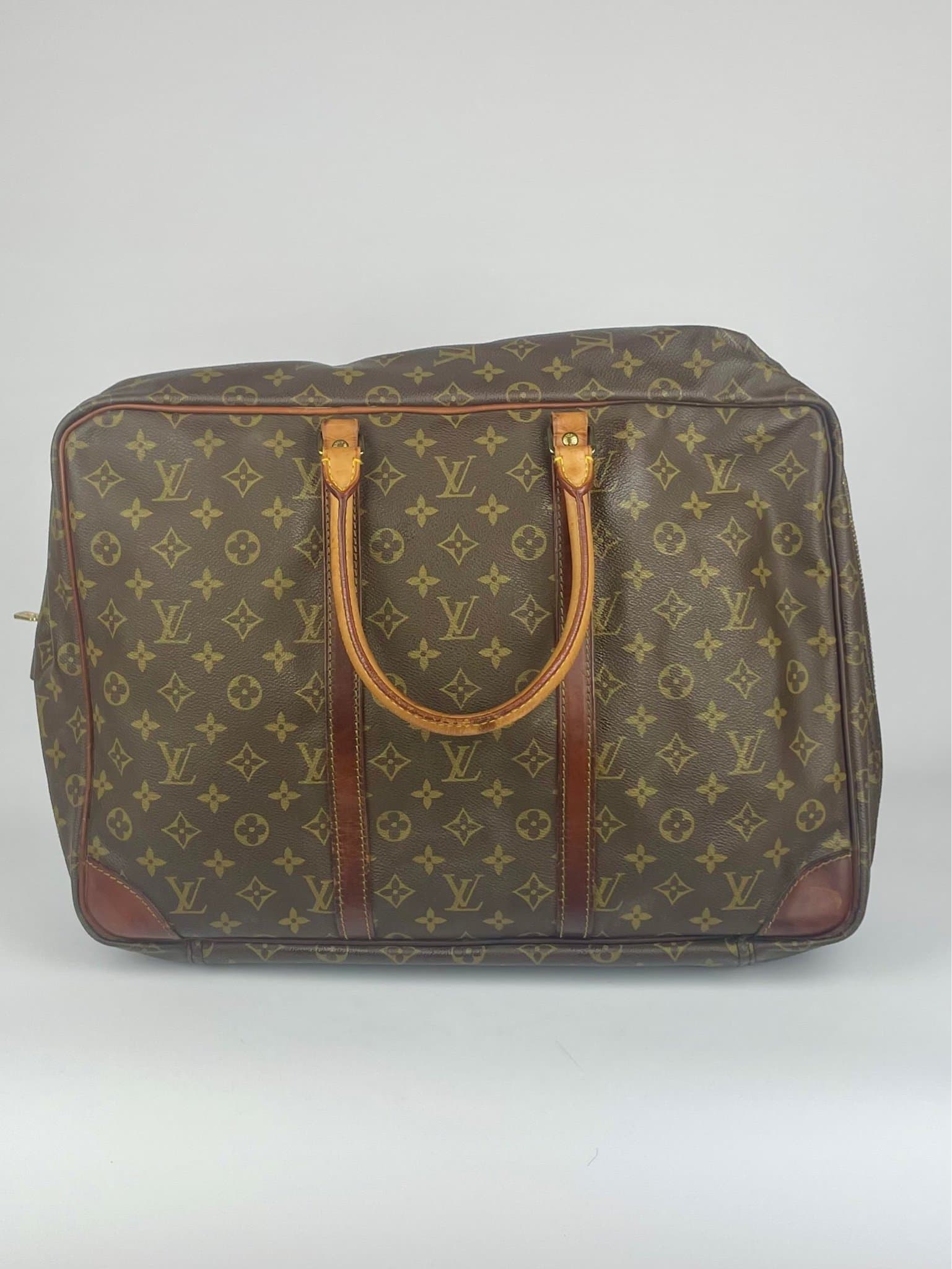 Louis Vuitton brun resväska
