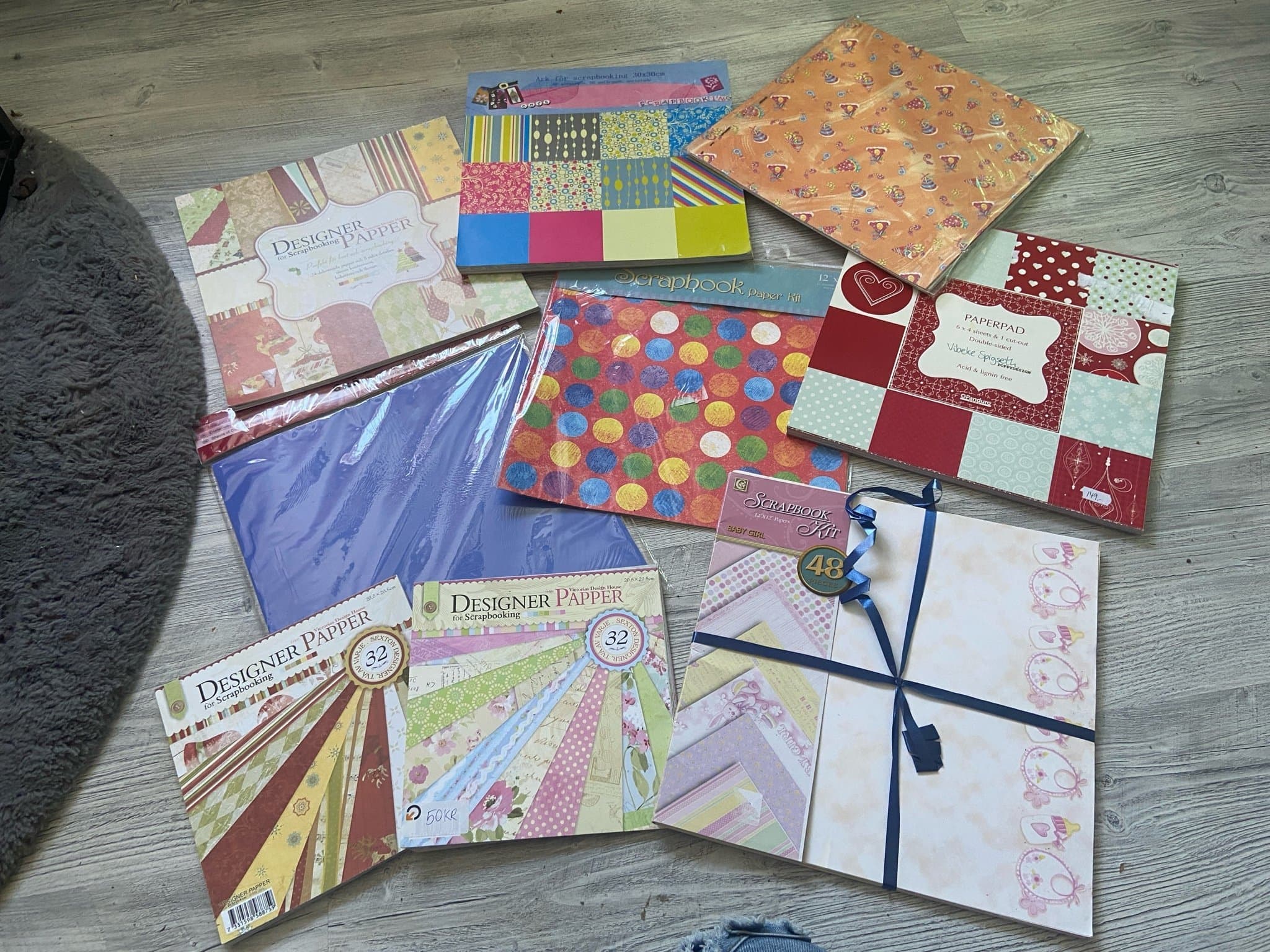 Scrapbookpapper och designpapper