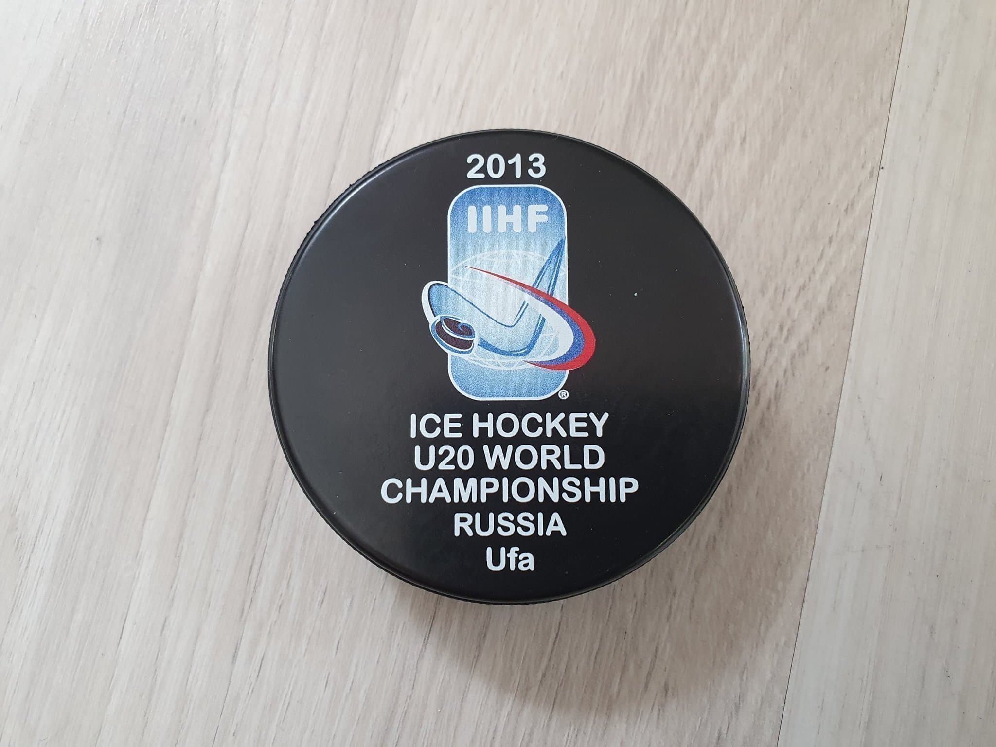 Eishockey Puck WM 2013, U20, made in Tschechien, Gufex