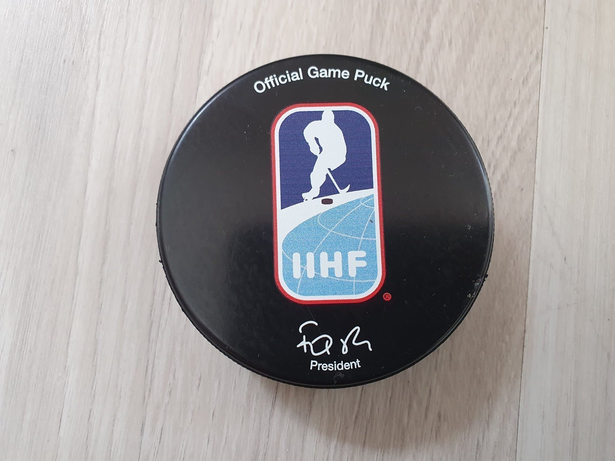 Eishockey Puck WM 2013, U20, made in Tschechien, Gufex