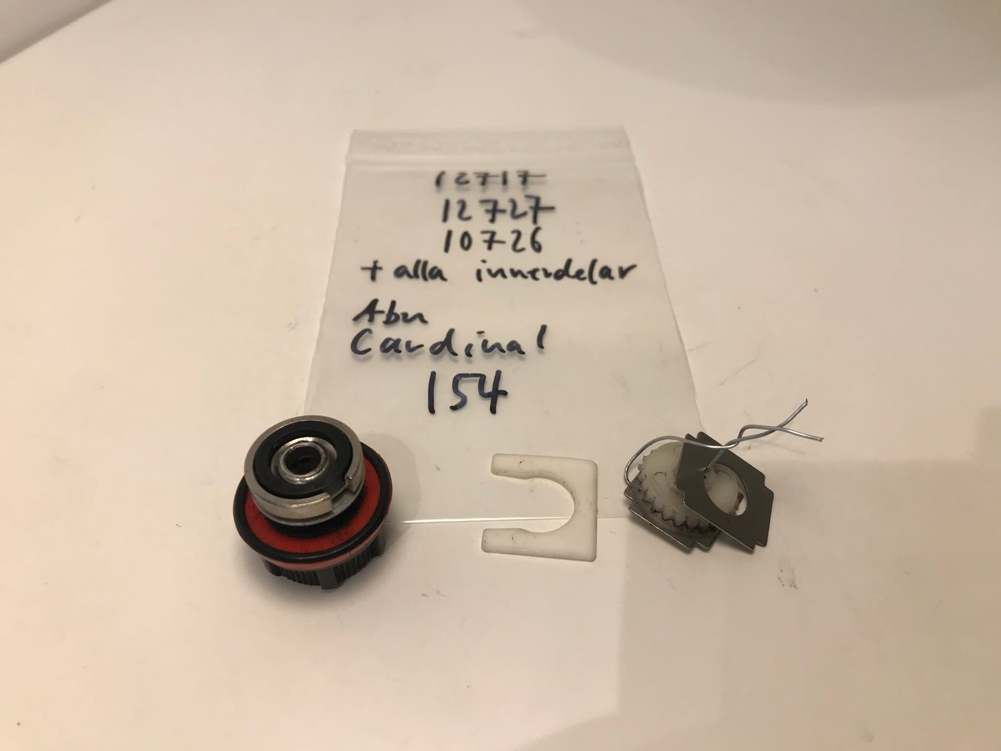 reservdel Abu Cardinal 154, här: 12717,12717,10726+alla innerdelar