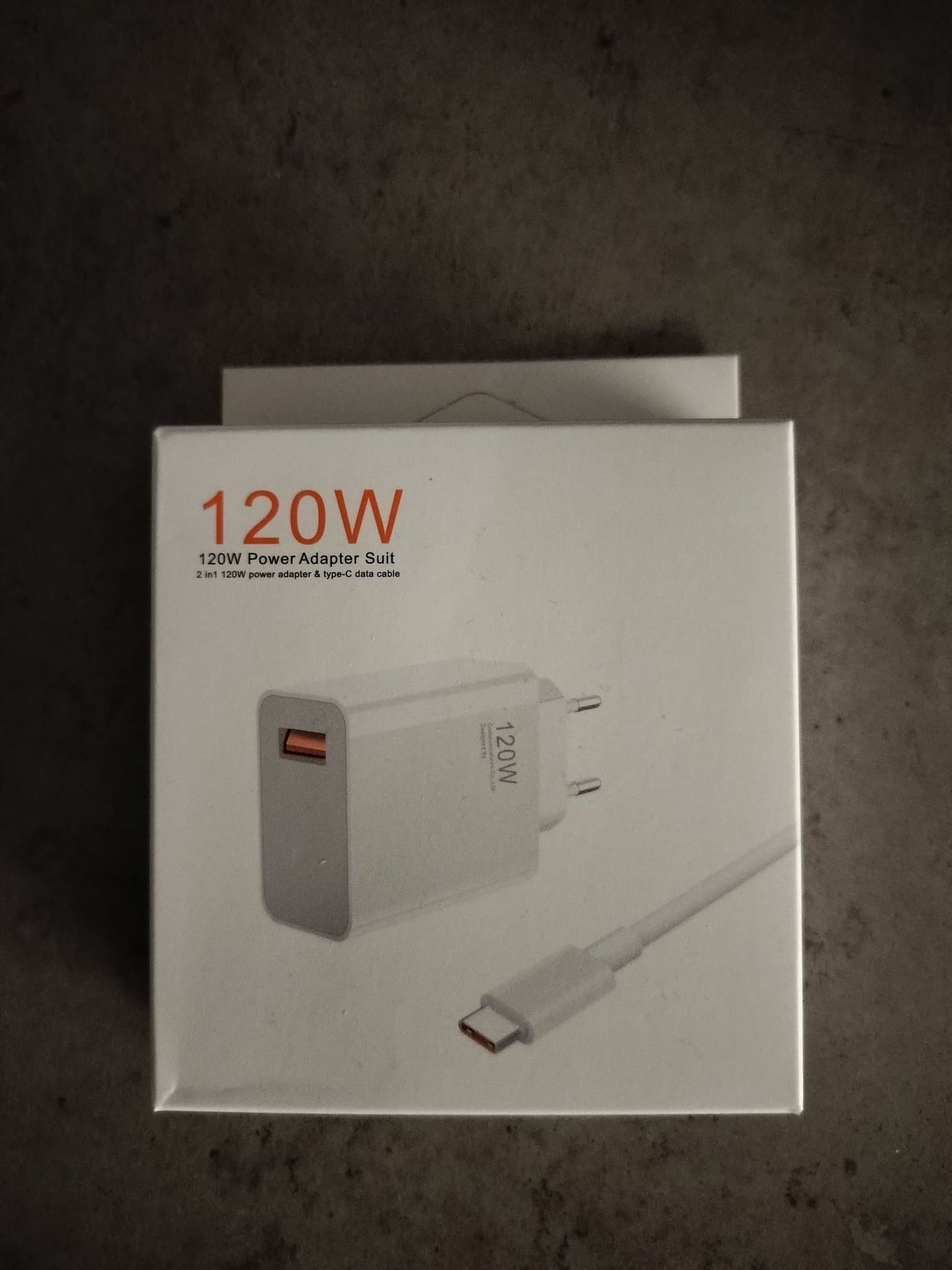 Snabbladdare PD 120W Iphone, Samsung m.fl