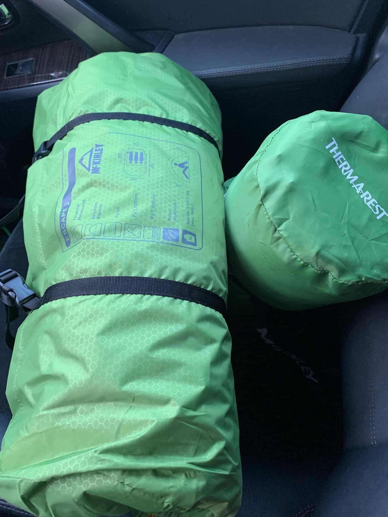 McKinley Escape 3 Tält och Therm-a-Rest oanvänt/nytt