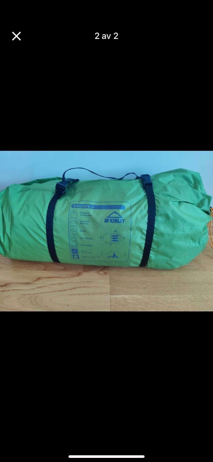 McKinley Escape 3 Tält och Therm-a-Rest oanvänt/nytt