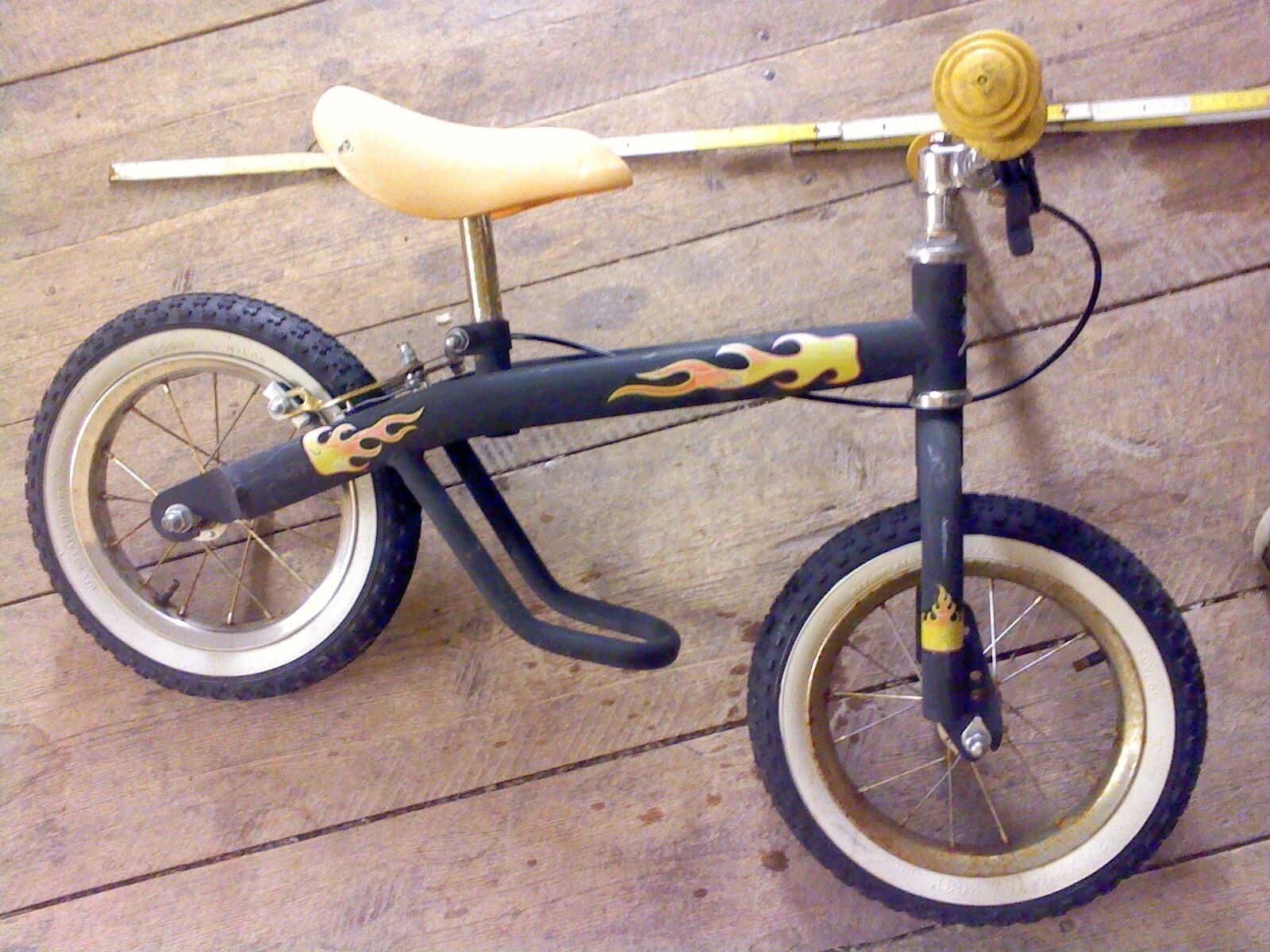 mini "HotRod" barncykel vintage stil