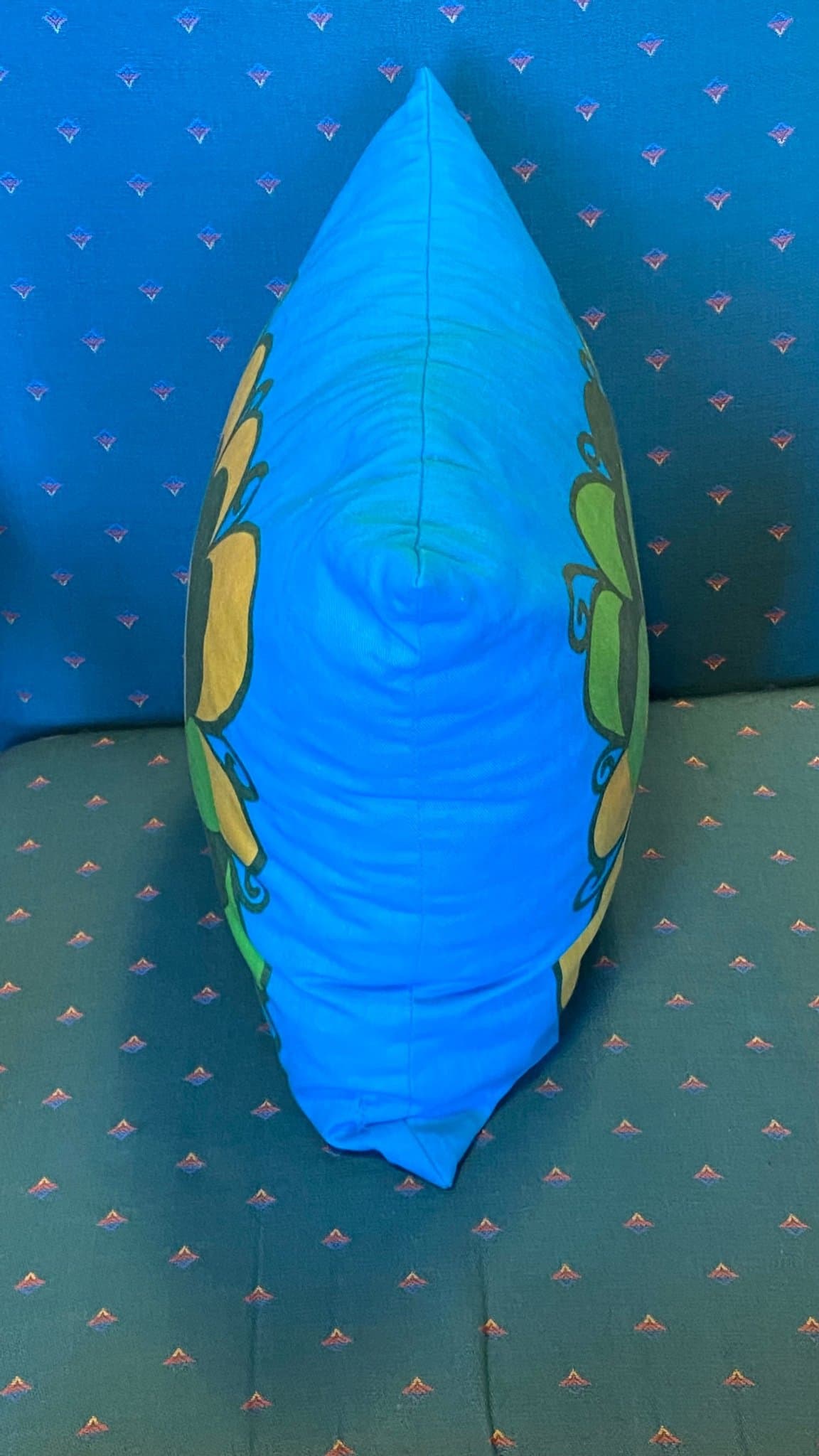 Retro kudde / kuddfodral – 60–70-tal – 100 % bomull