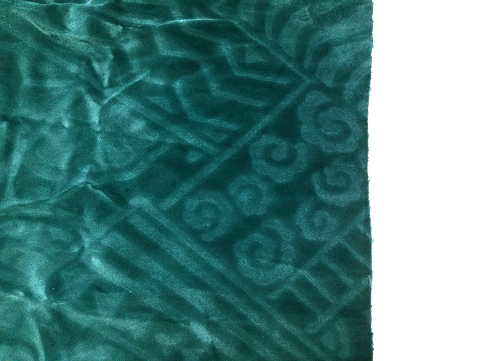 ÖVER 4 m NYTT mörkgrönt sammetstyg möbeltyg,omklädnad SE beskrivning!