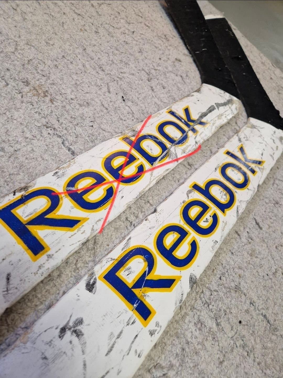 3x Målvaktsklubbor - Reebok - Sheerwood - Montreal - Koho