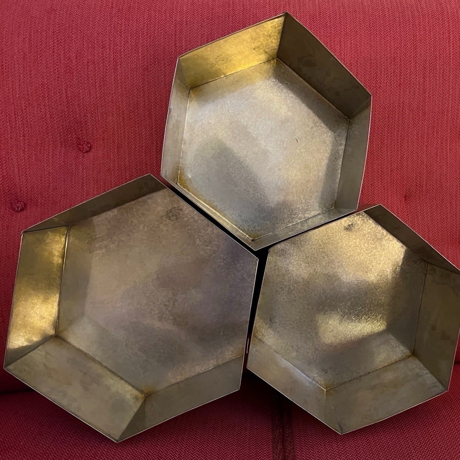 Hexagonformade HYLLOR x 3