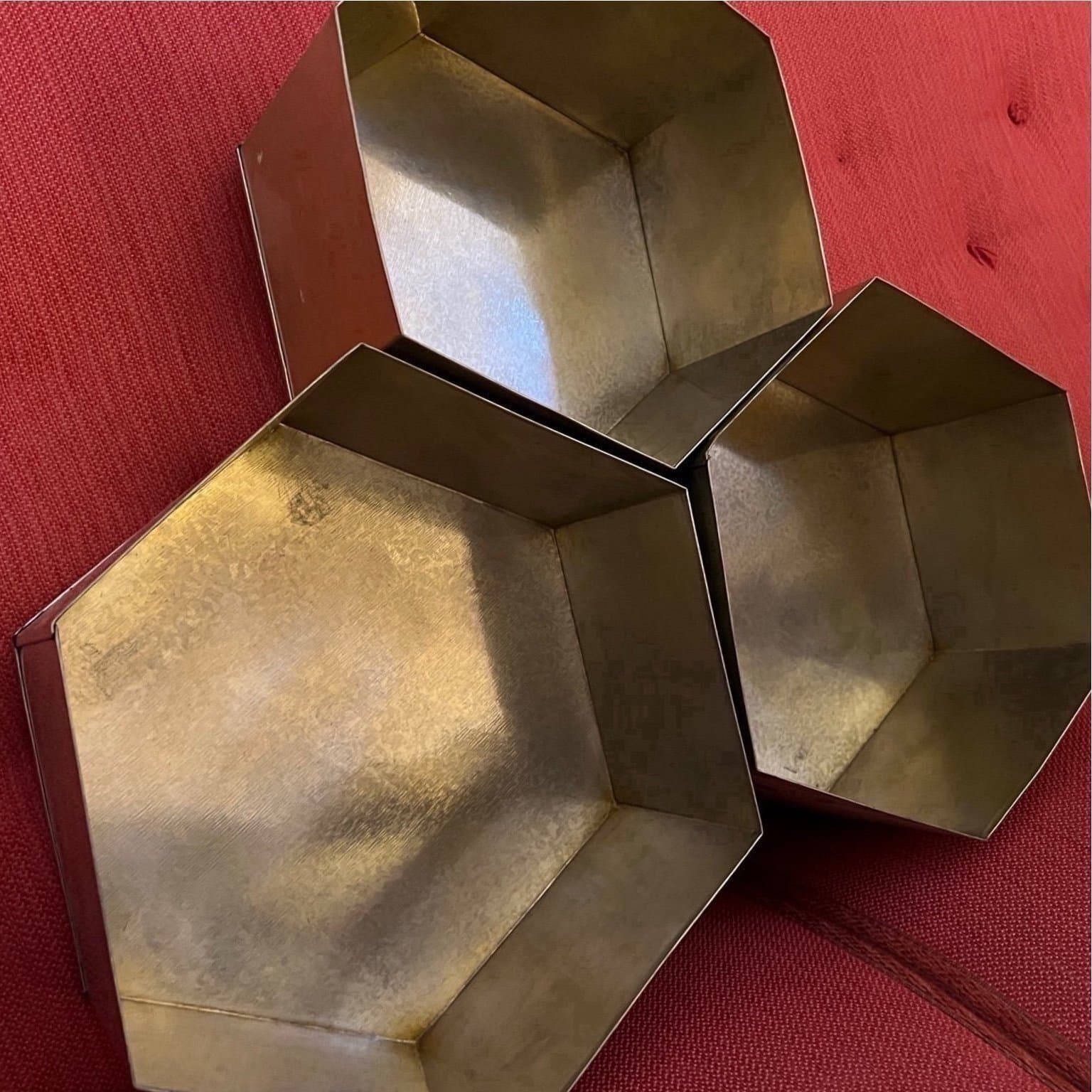 Hexagonformade HYLLOR x 3