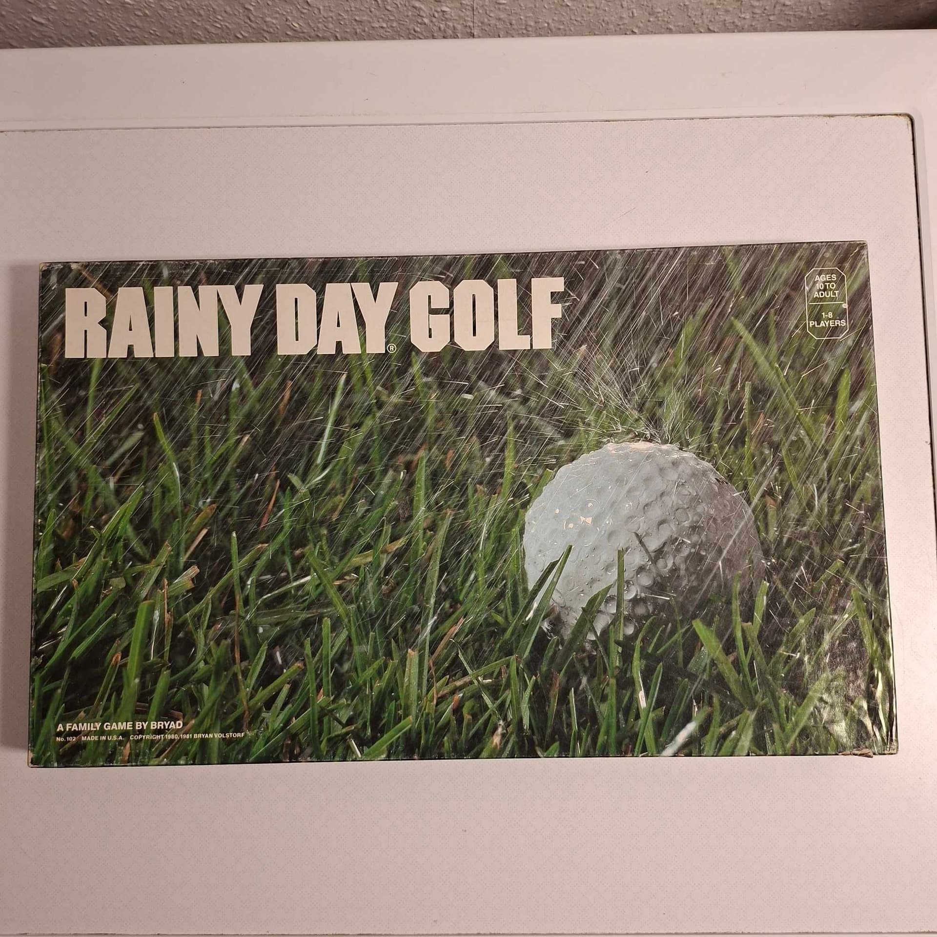 Rainy Day Golf sällskapsspel från USA 1981 komplett & mkt fint!! ovanligt!!