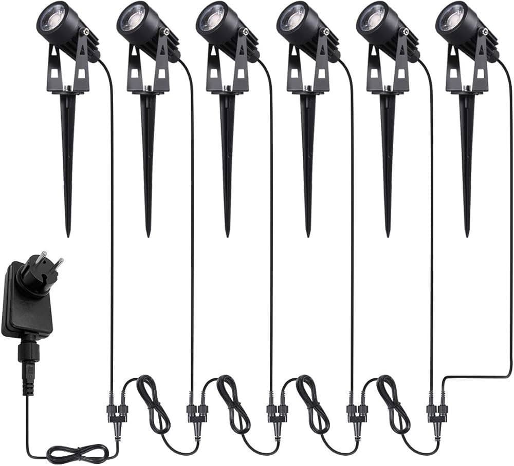 Trädgårdslampor 6-pack LED 3000K varmvit