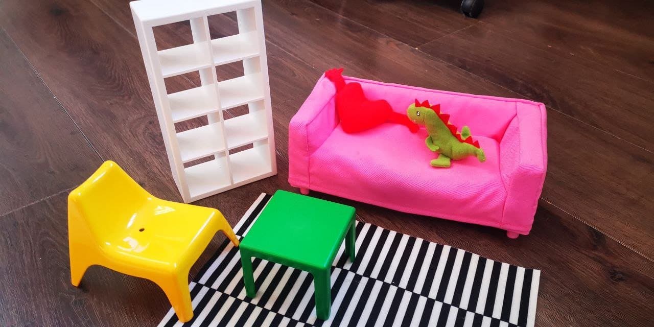 Dockmöbler passar till docka typ Barbie - IKEA Huset