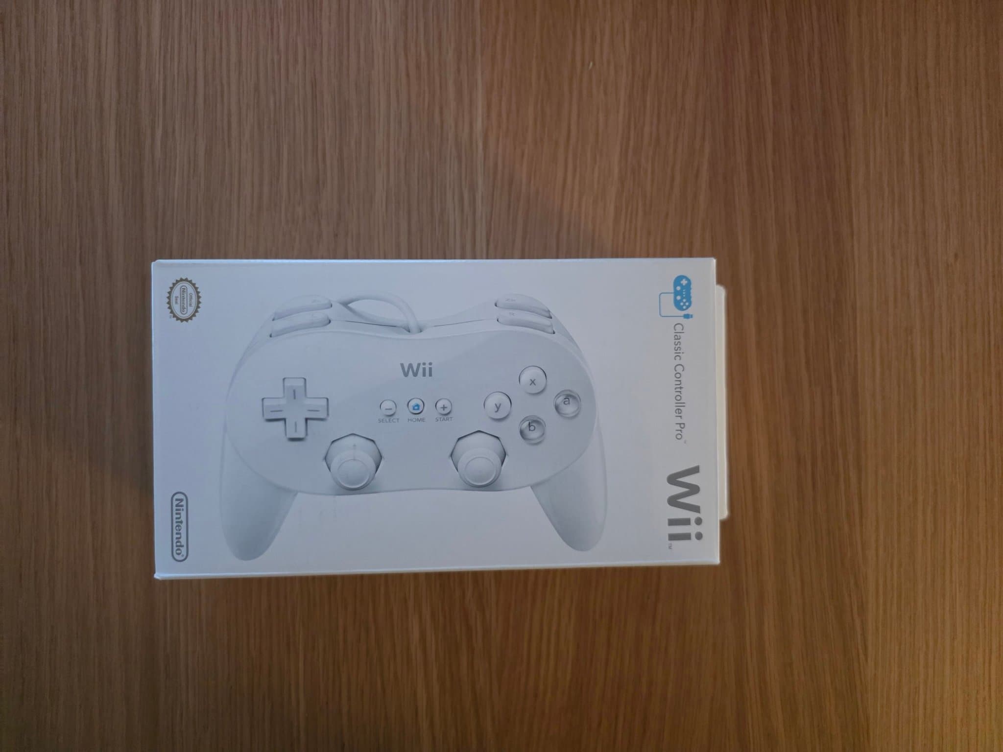 Nintendo Wii Classic Controller Pro Vit HELT NY