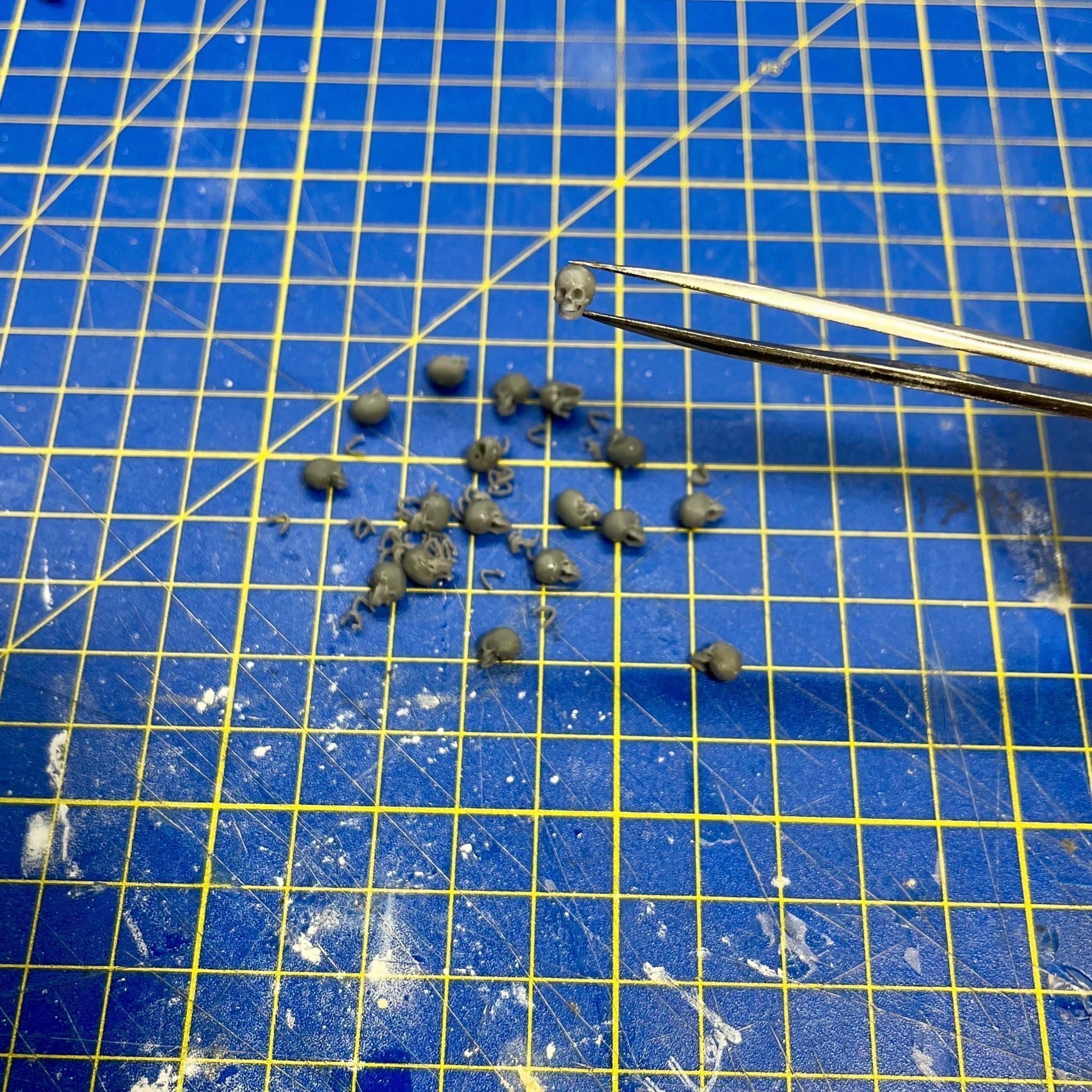 Dödskallar/kranium i skala 1/35