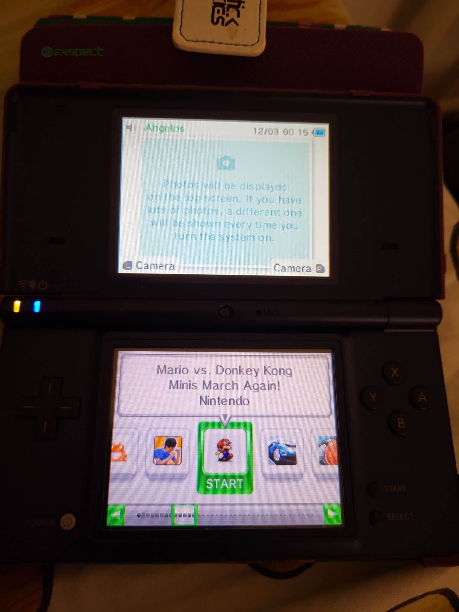 Nintendo DSi Blue + Wallet Case + Plastic Covers + 4GB SD