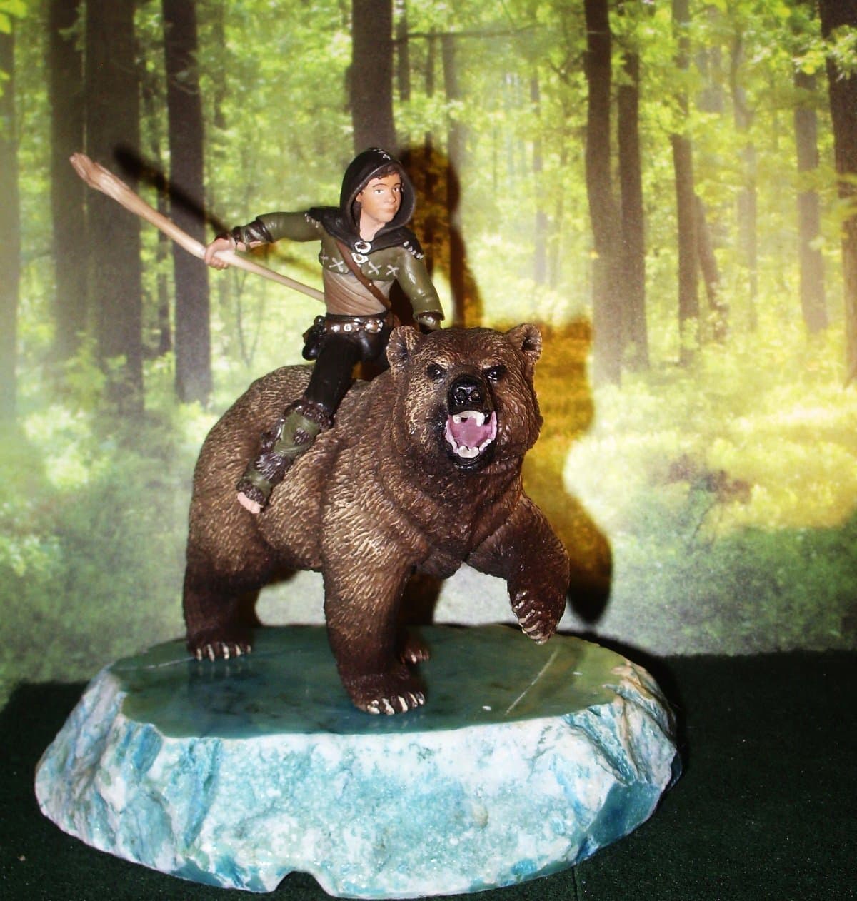 Schleich - Arelan krigare, Torak m Grizzlybjörn, 2010*