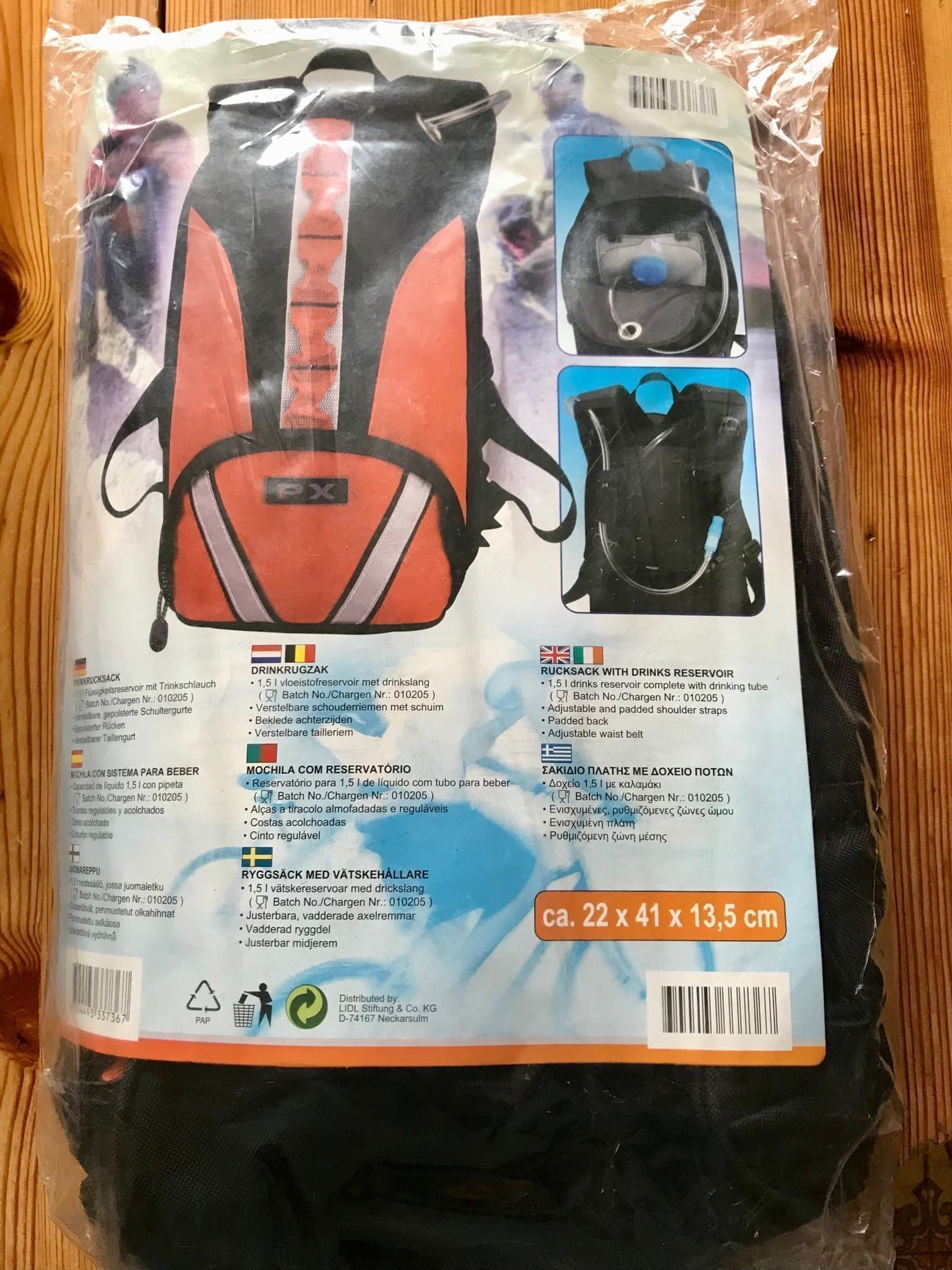 Ryggsäck med vätskehållare 1,5L Carmelbak