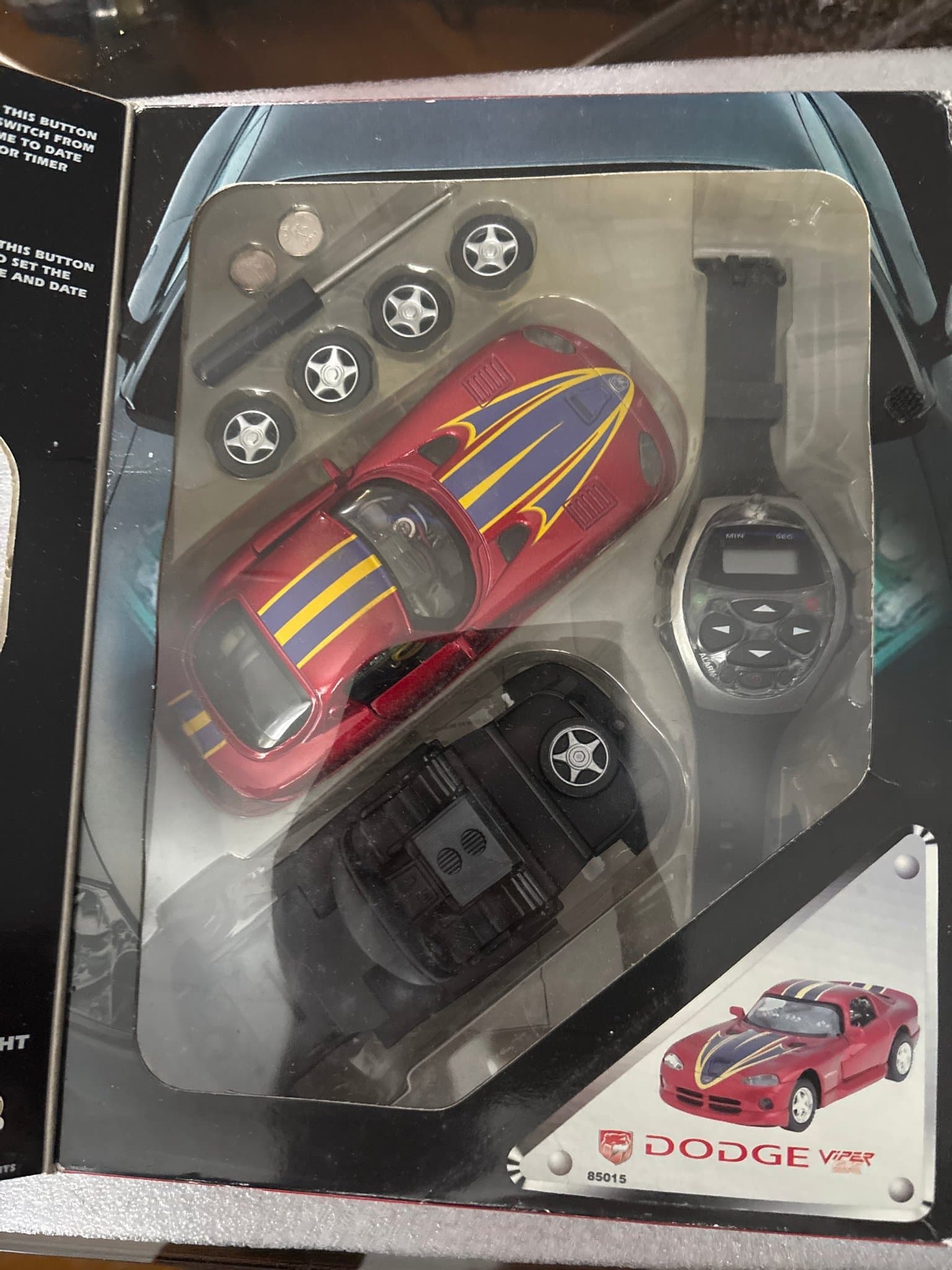 NewRay Dodge Viper Fjärrstyrd Bil Skala 1:32 med Klockfjärrkontroll