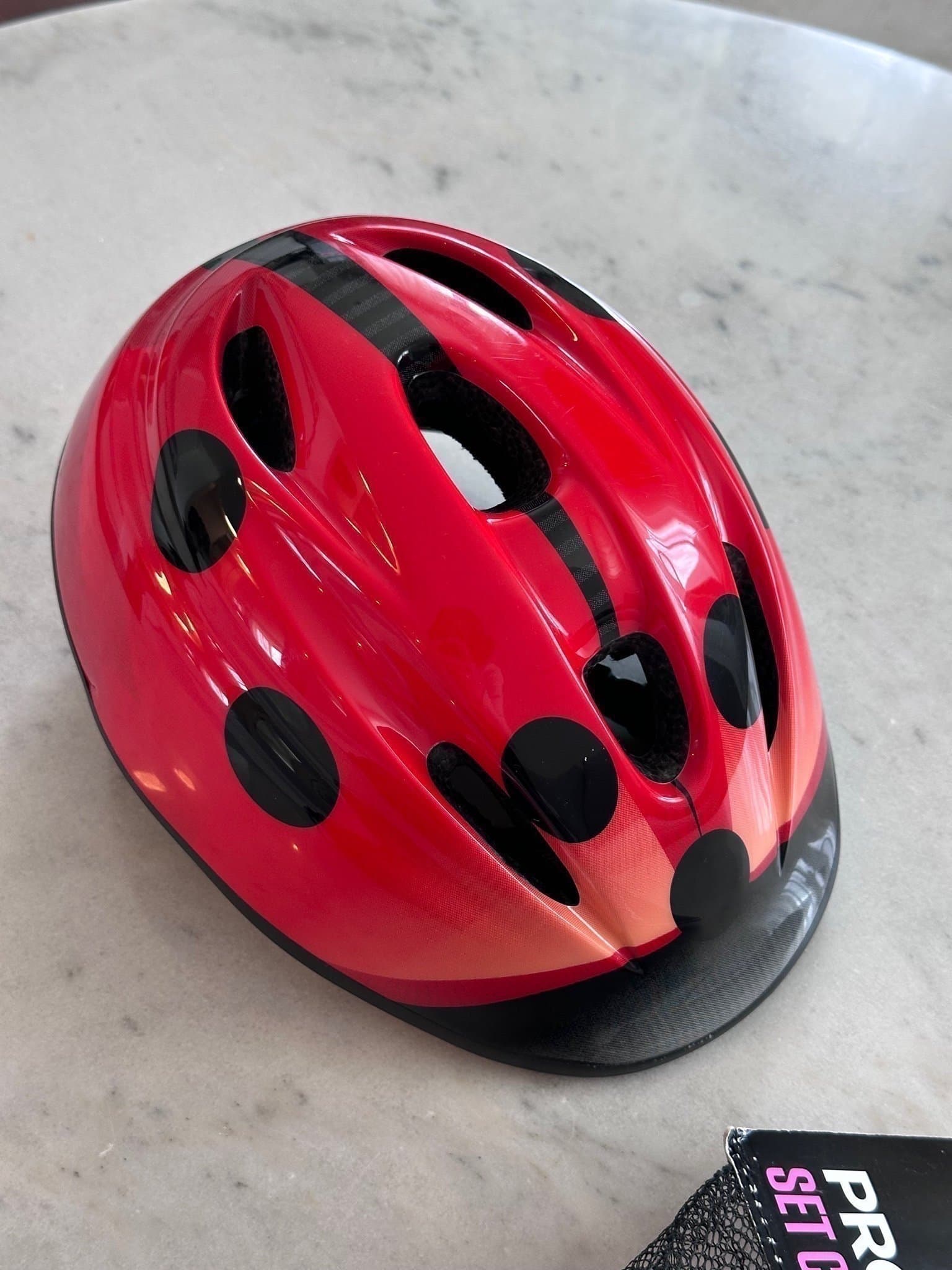 Cykelhjälm med skyddset 2-4 år, XS/S