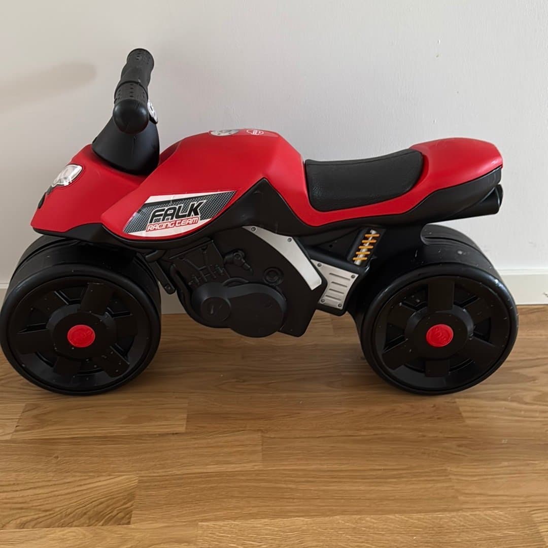 Falk Motorcykel för barn, röd