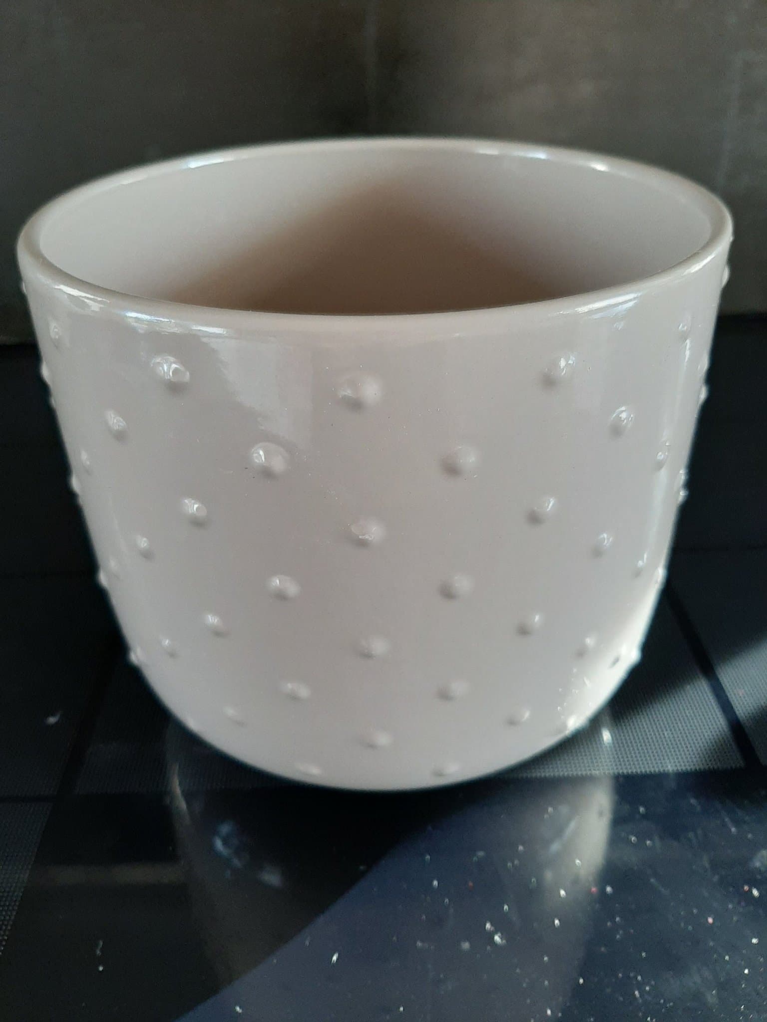 Kruka Baku 16 cm Greige beige