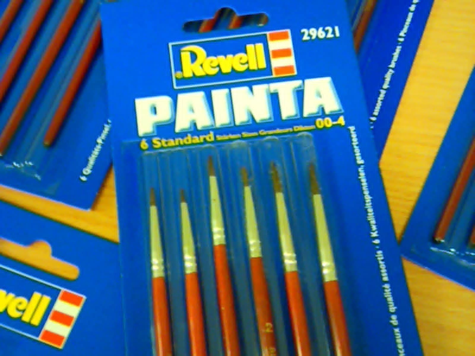 Revell Painta Penslar - modellbygge ca 34 paket ,,, penslar