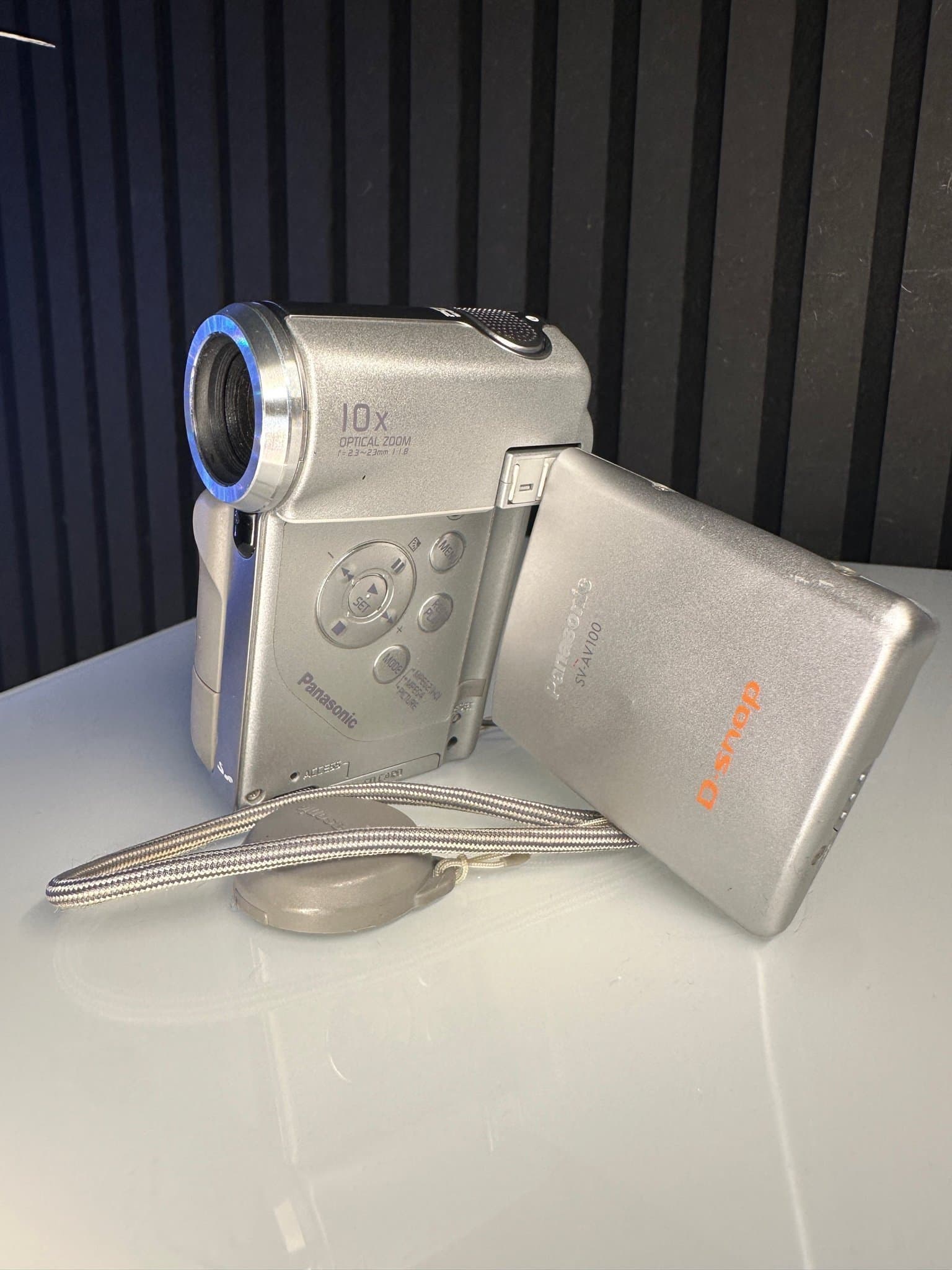 Panasonic D-snap videokamera f=23~23mm 1:1.8