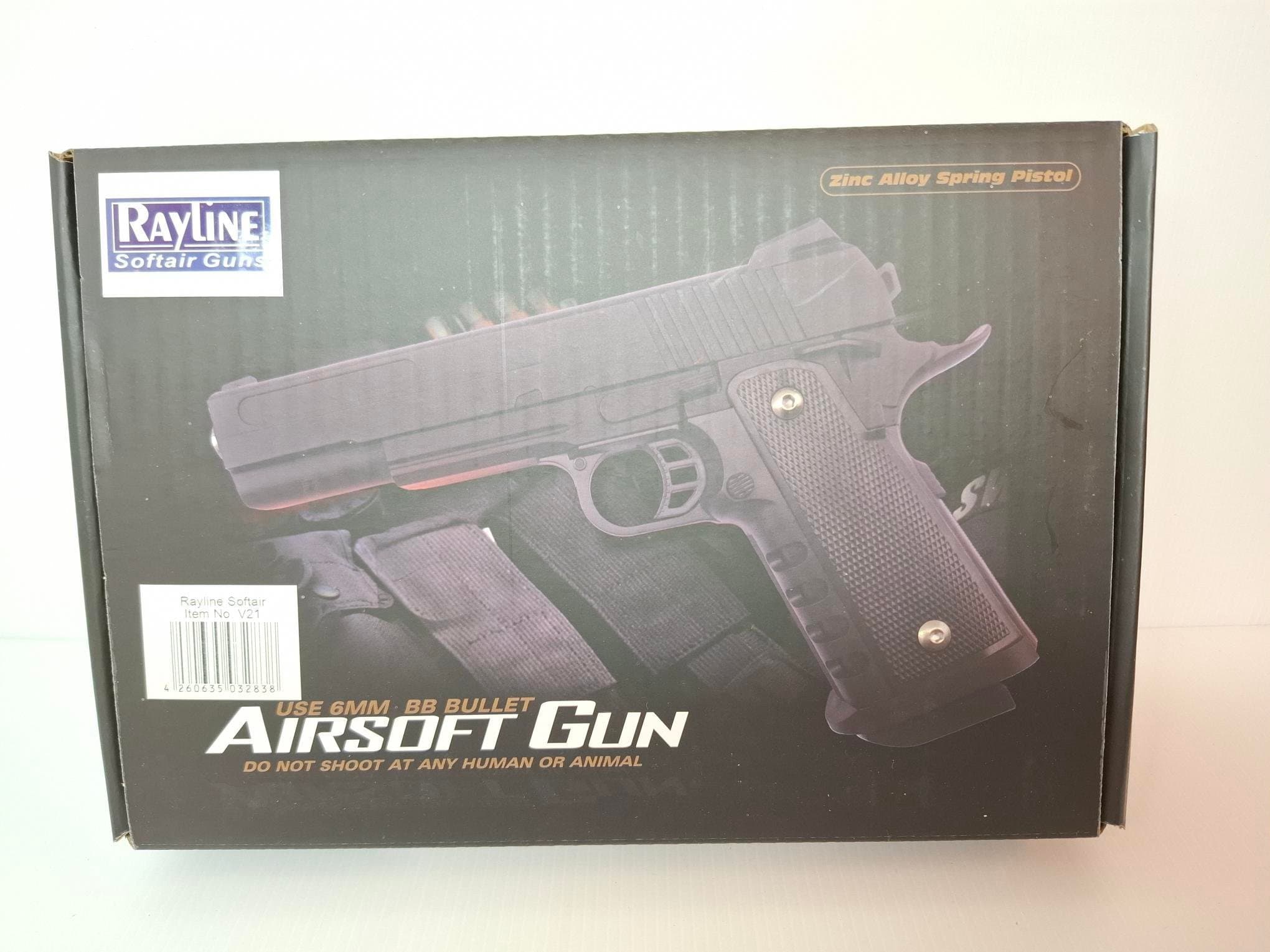 Soft Air Gun i Metall (zinc alloy) och plast , Airsoft pistol luftpistol luft