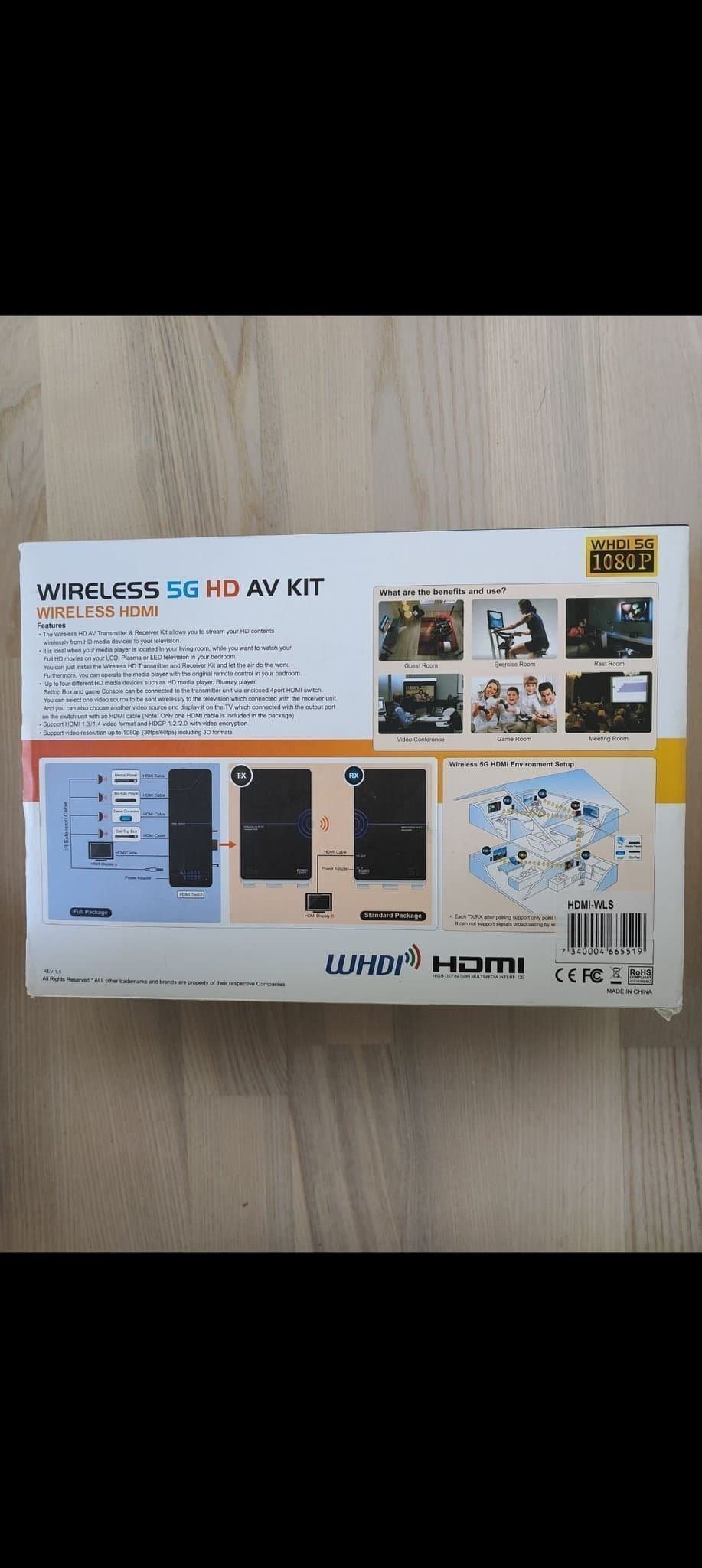 Wireless 5G HD AV Kit