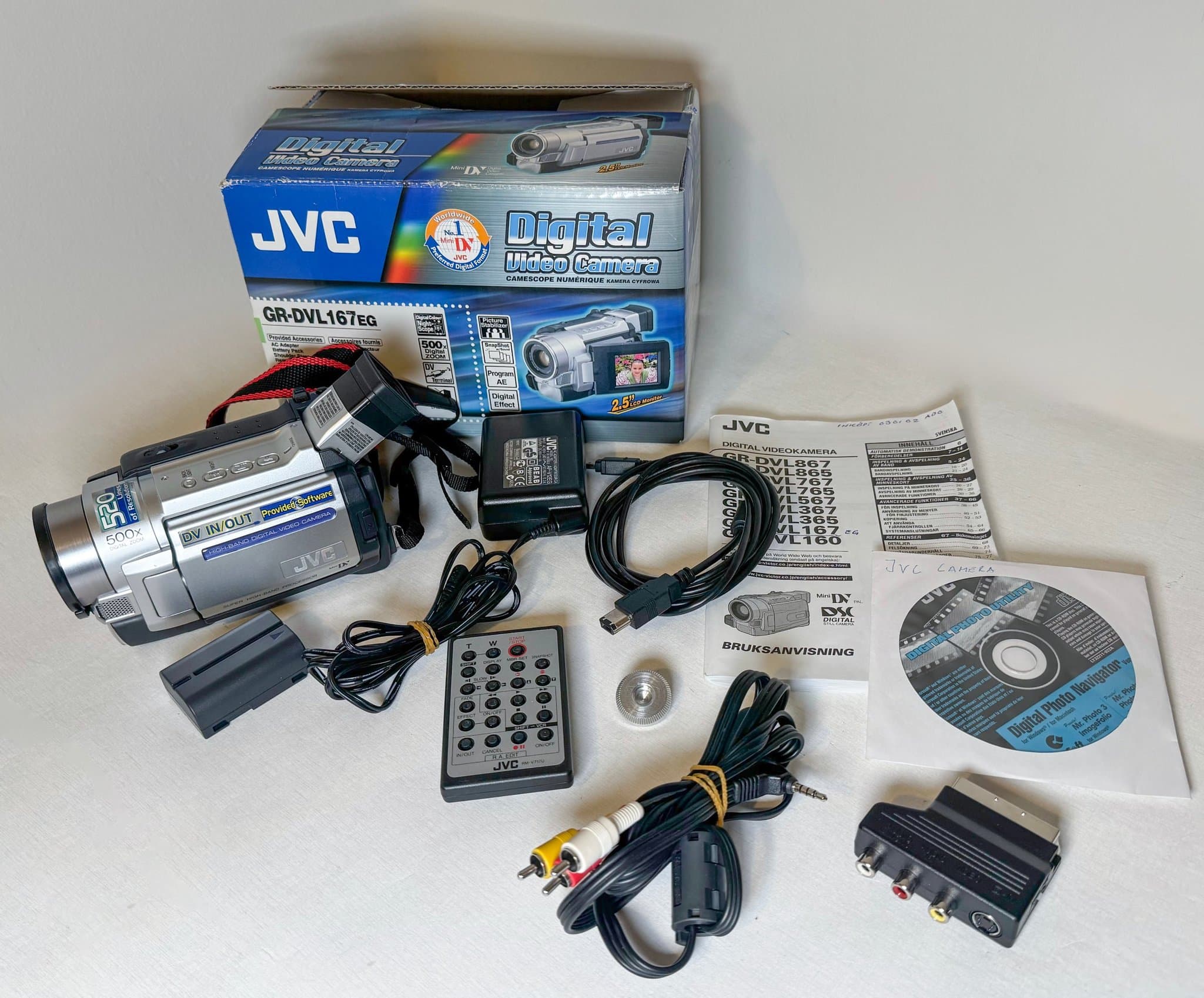 JVC GR-DVL167EG - videokamera - MiniDV band/kassett