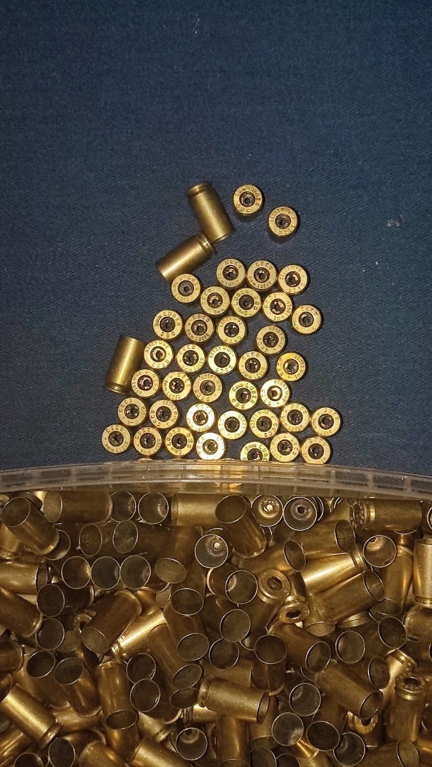 9mm 9x19 tomhylsor rengjorda decappade 500st