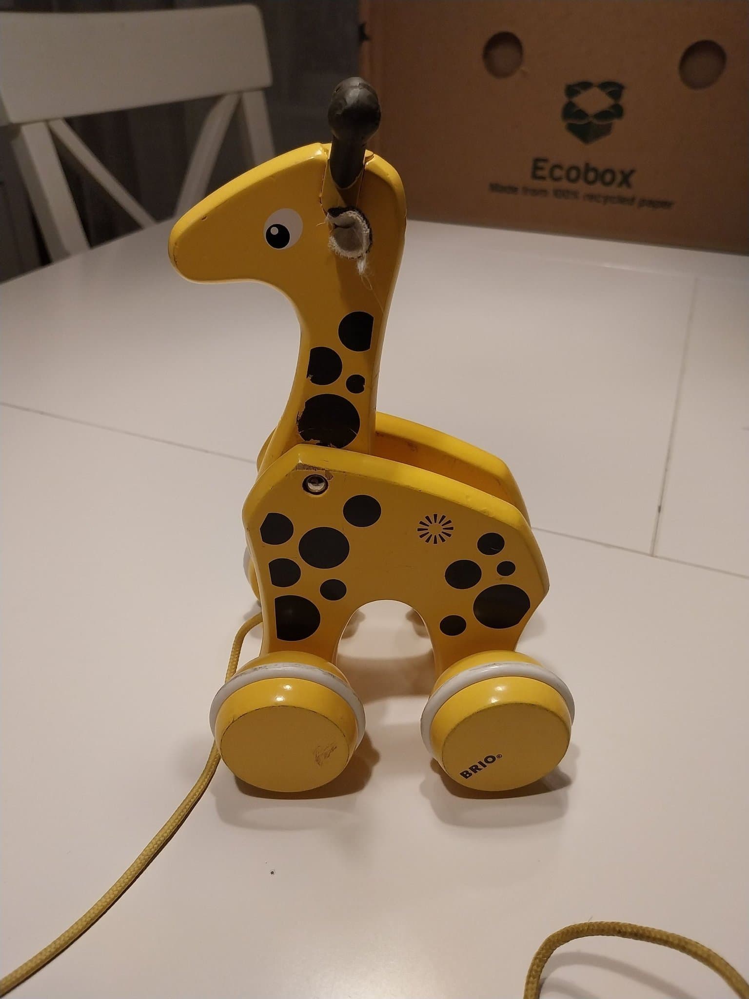 BRIO Dragleksaker - Giraff och Tåg