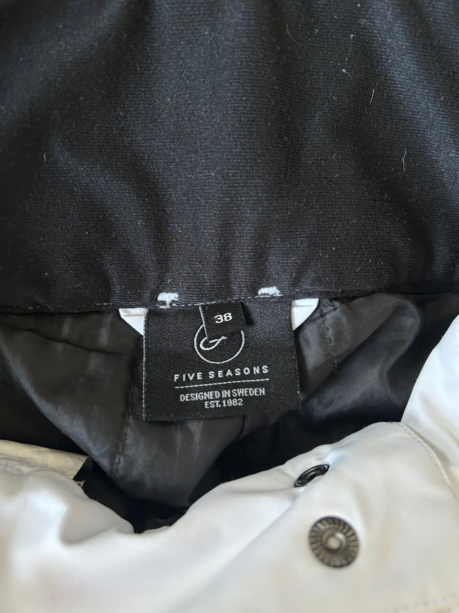 Five Seasons vit skidbyxor, storlek 38