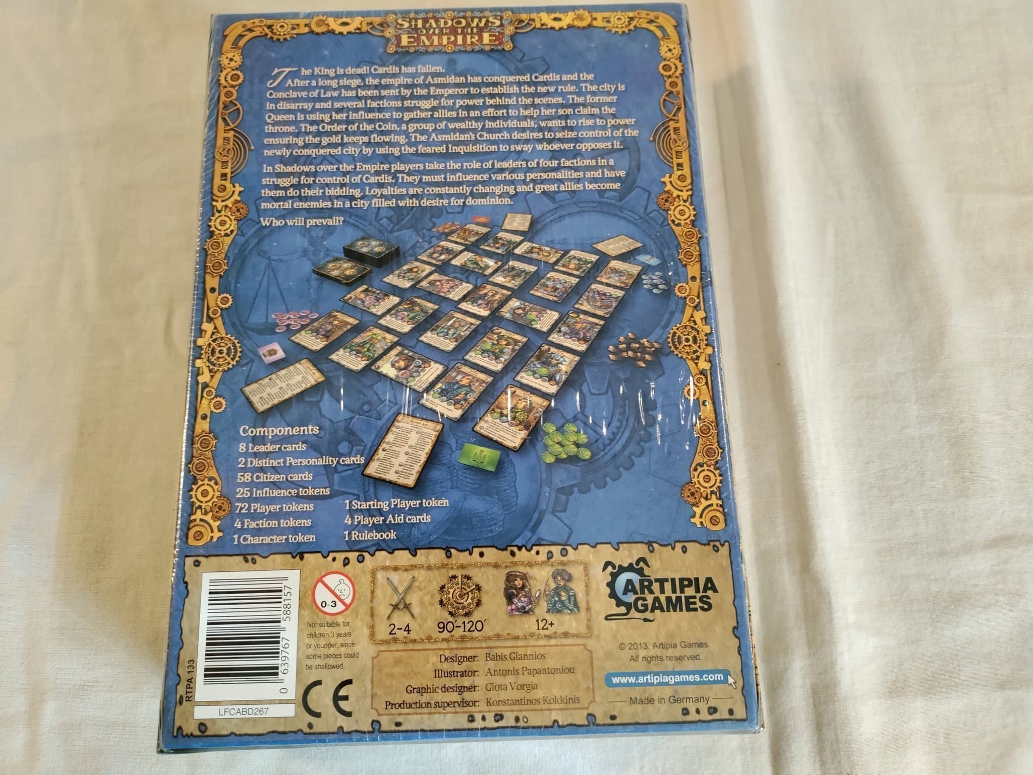 SHADOWS OVER THE EMPIRE - Take Control of Cardis (New & Unopen)